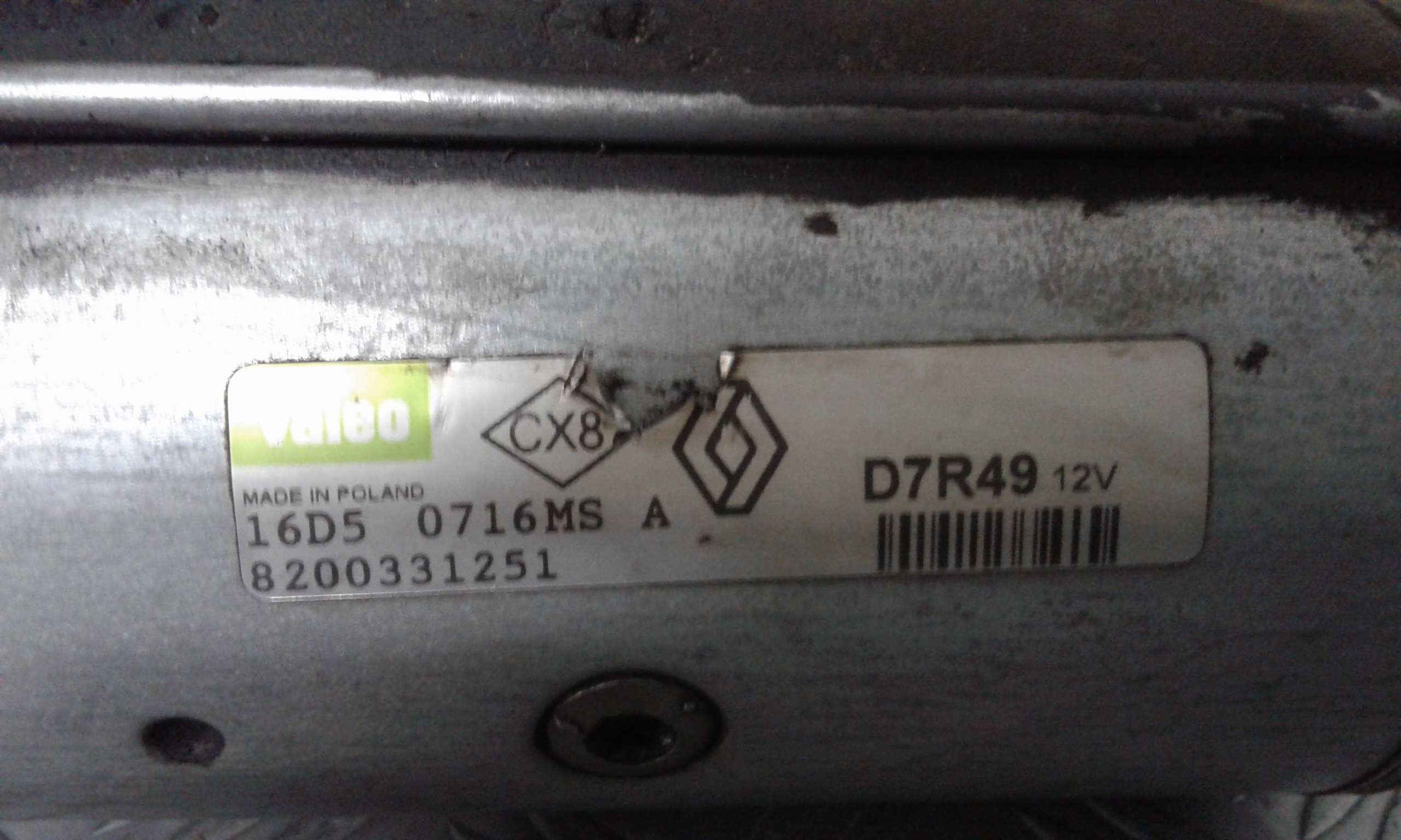 Motorino d  avviamento RENAULT Megane ll 1 Serie