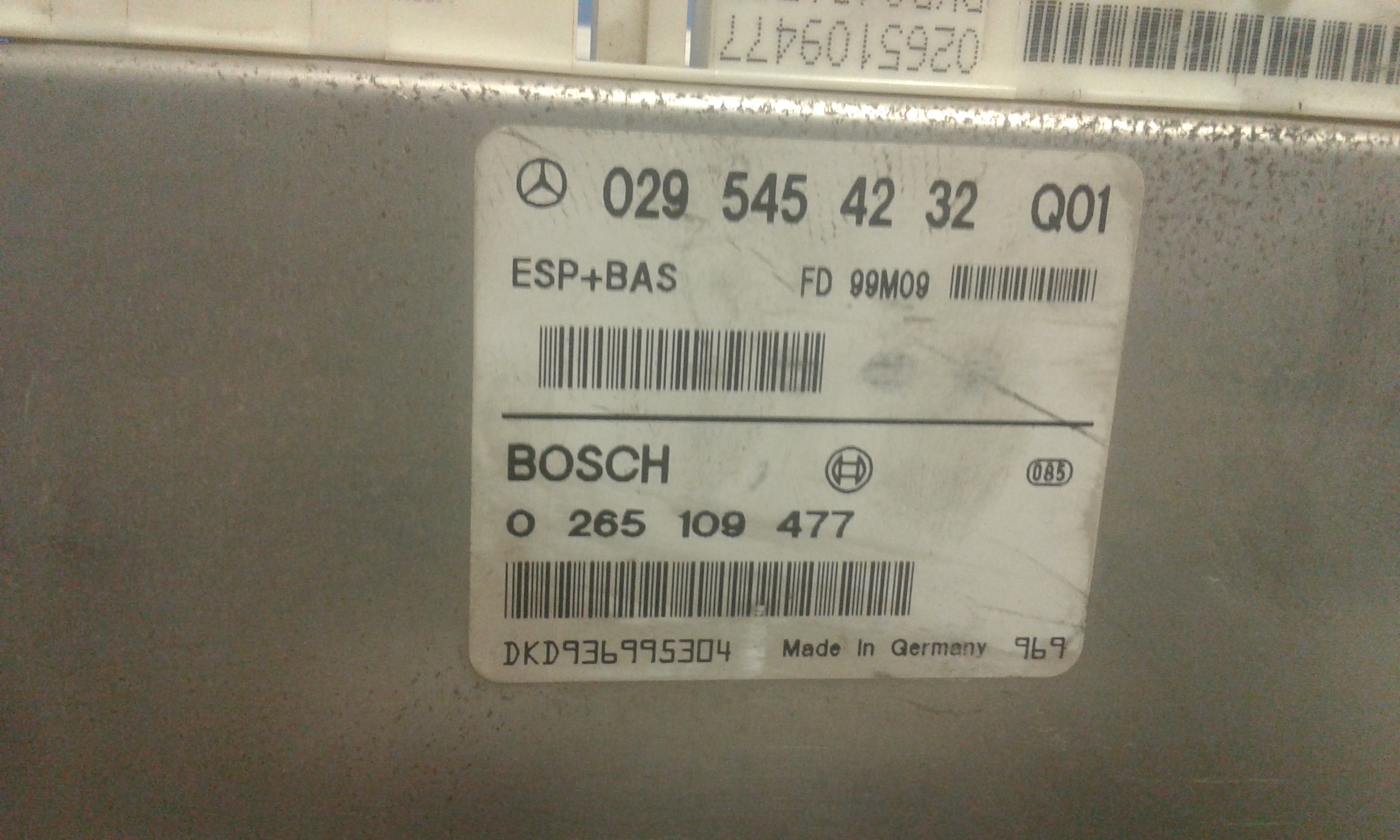 Centralina ABS MERCEDES Classe A W168 1 Serie