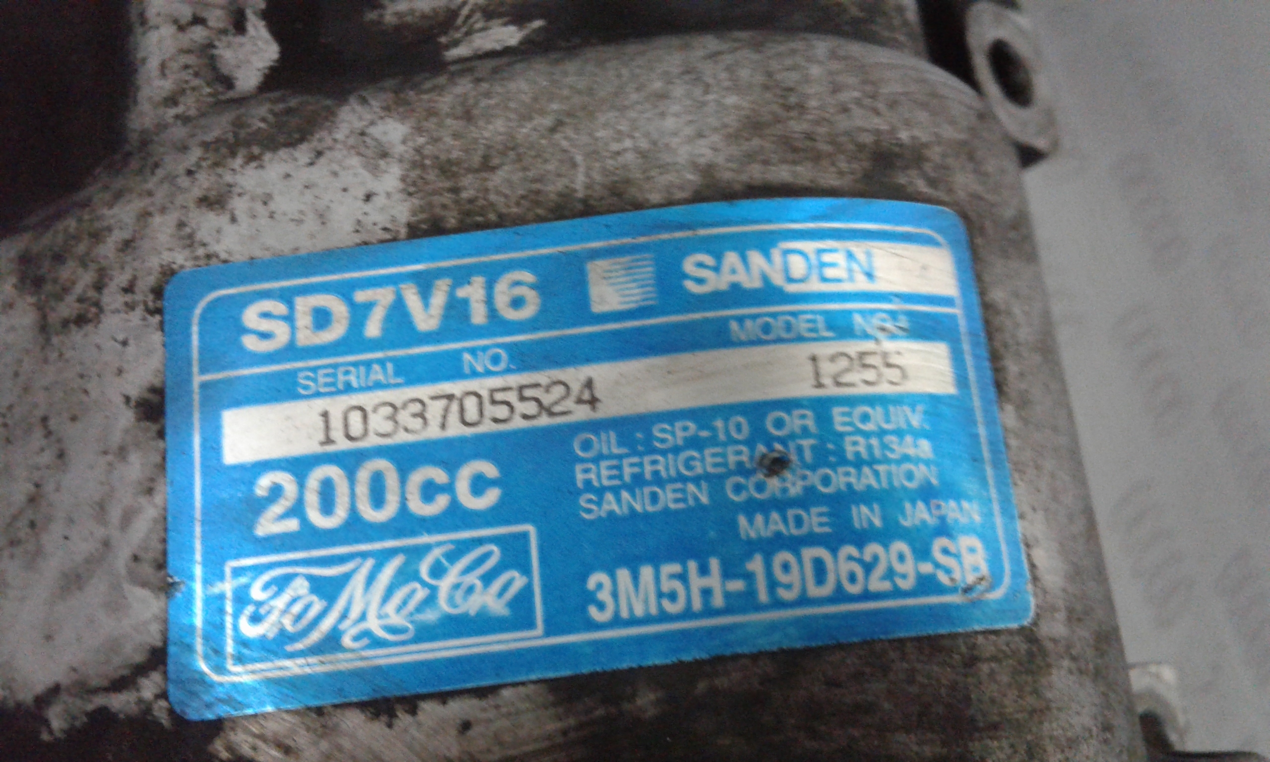 Compressore A/C MAZDA 3 Berlina 1 Serie