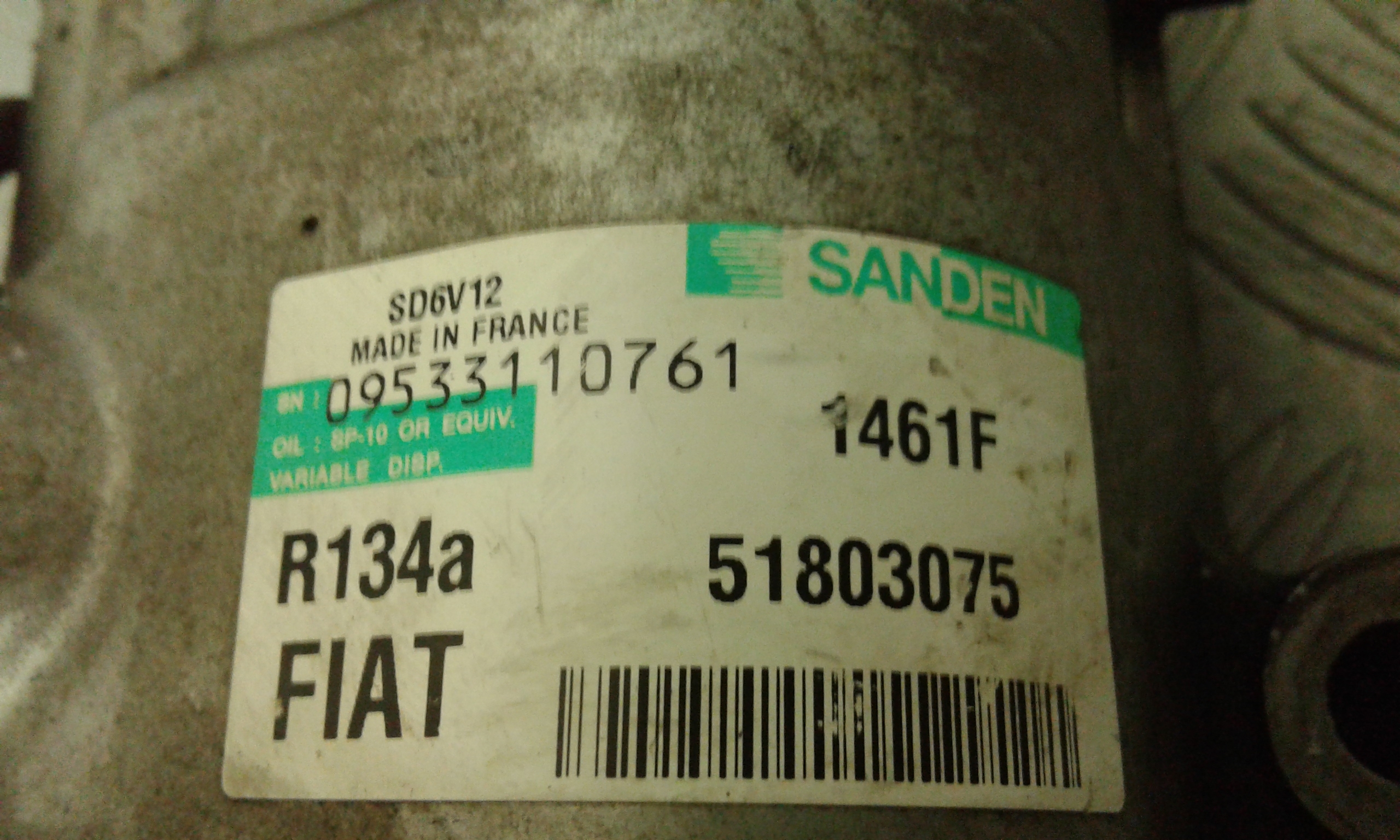 Compressore A/C FIAT Grande Punto 1 Serie