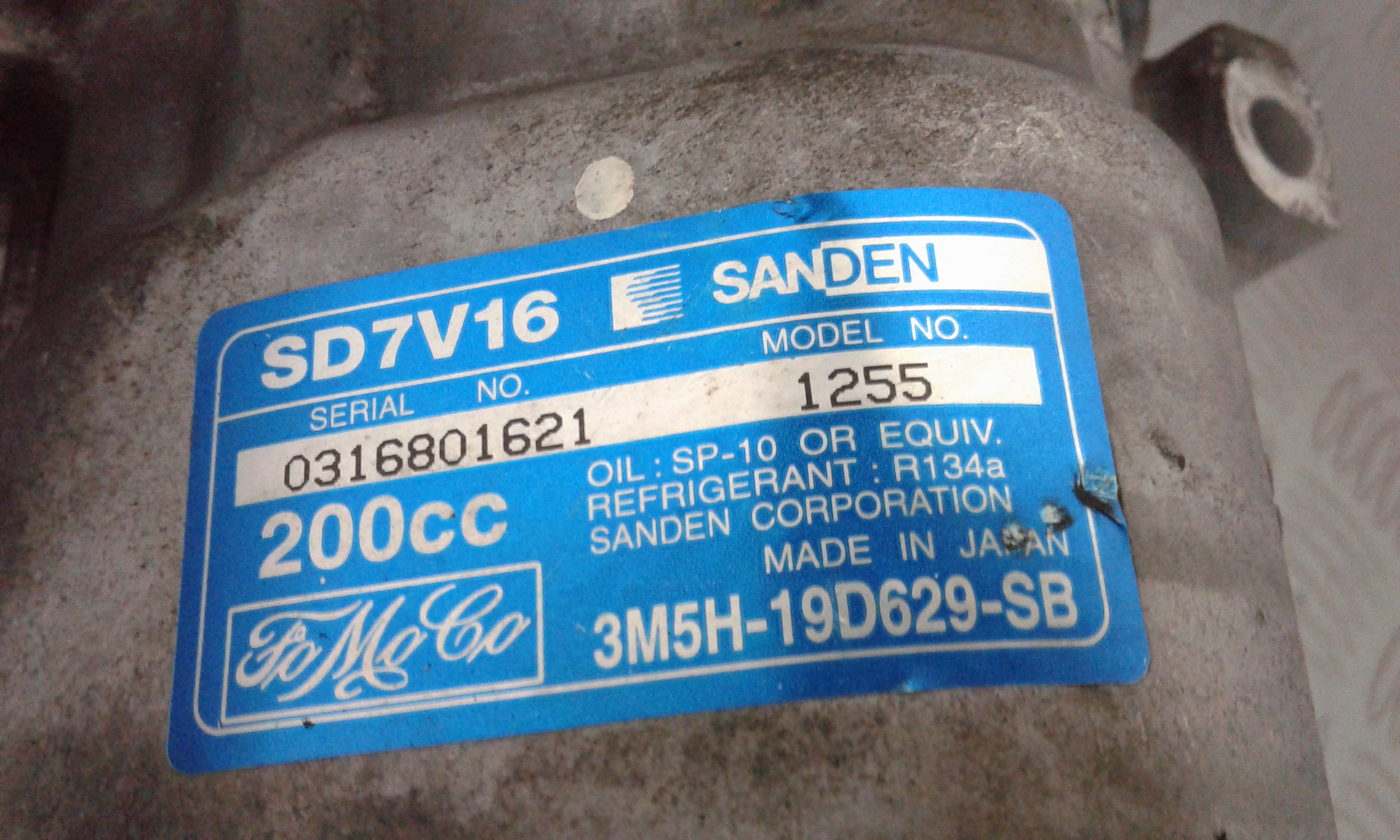 Compressore A/C MAZDA 3 Berlina 1 Serie