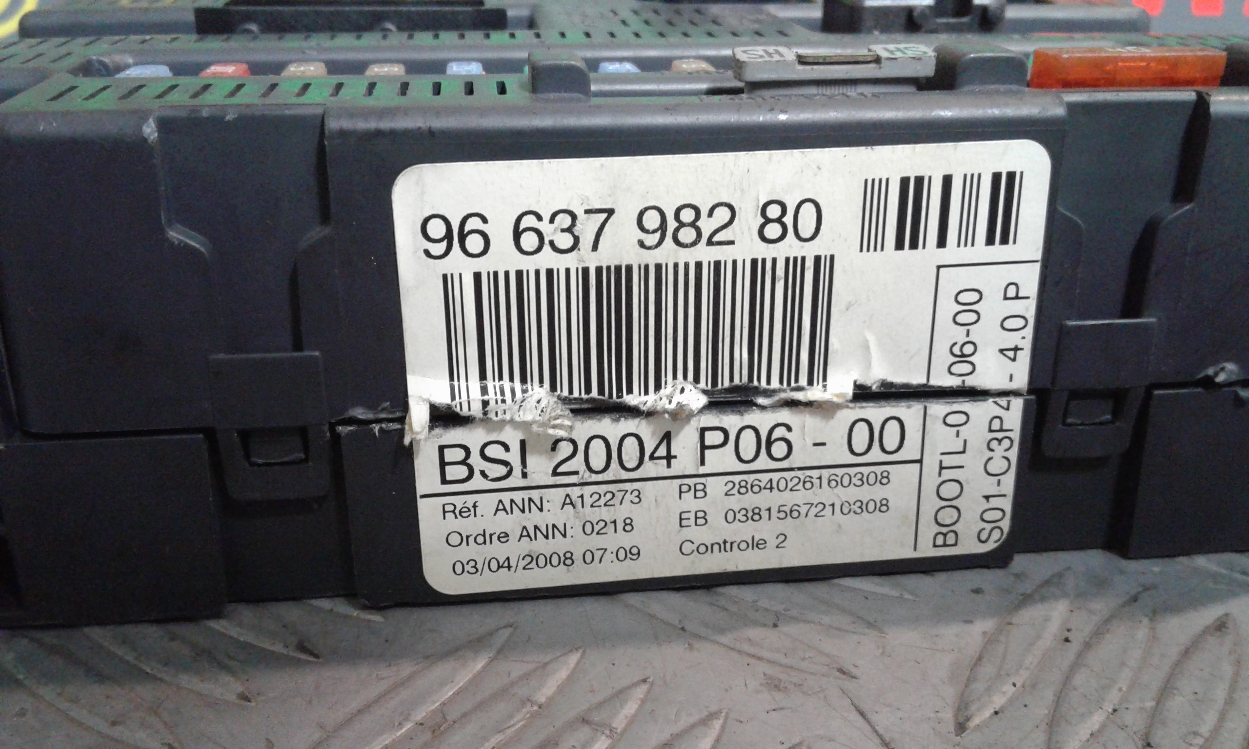 Centralina Porta Fusibili PEUGEOT 207 1 Serie