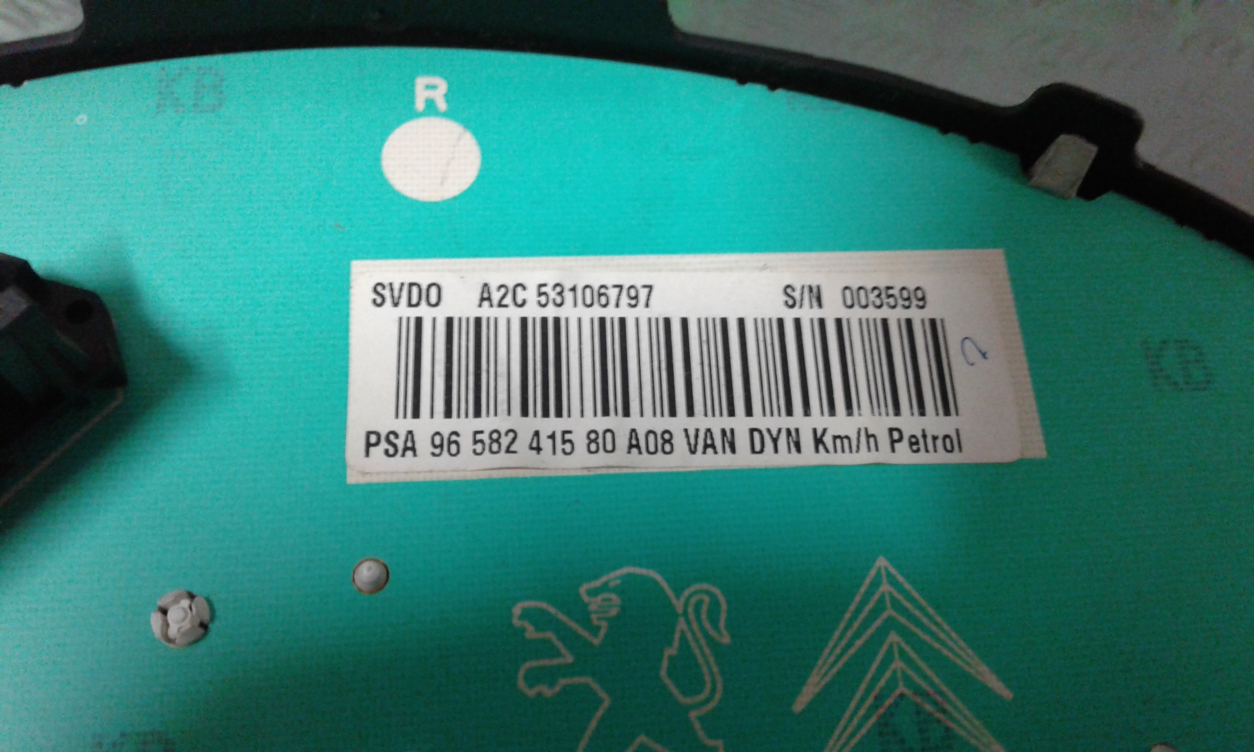 Quadro Strumenti PEUGEOT 1007 1 Serie