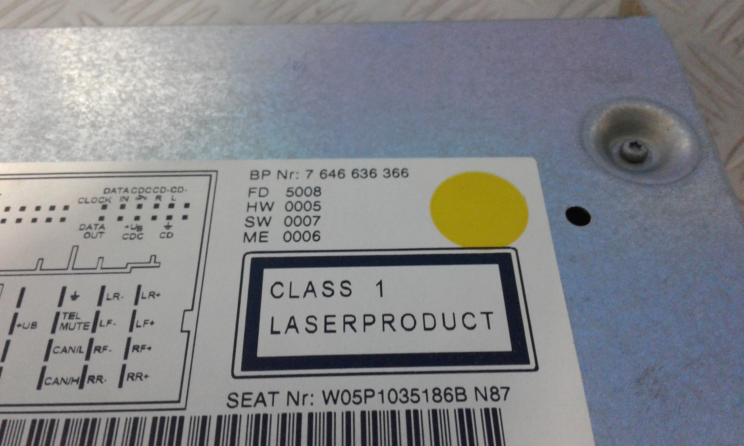 Autoradio SEAT Altea Berlina