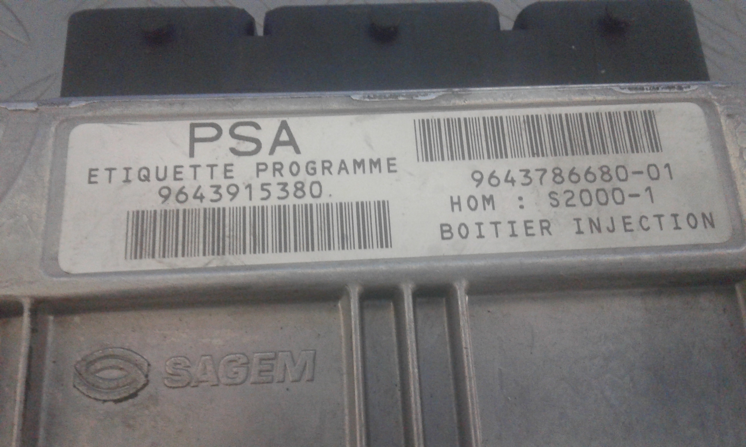 Centralina motore CITROEN C5 Break 1 Serie