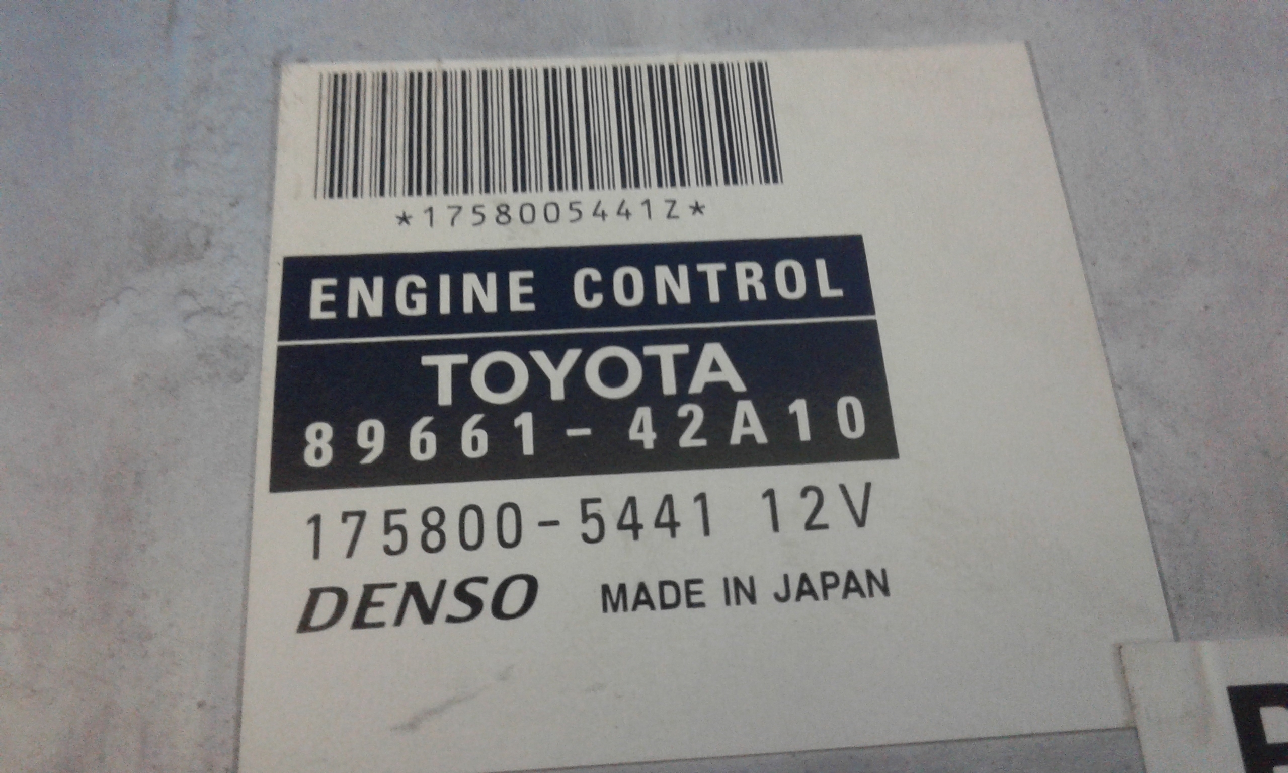 Centralina motore TOYOTA Rav4 3 Serie