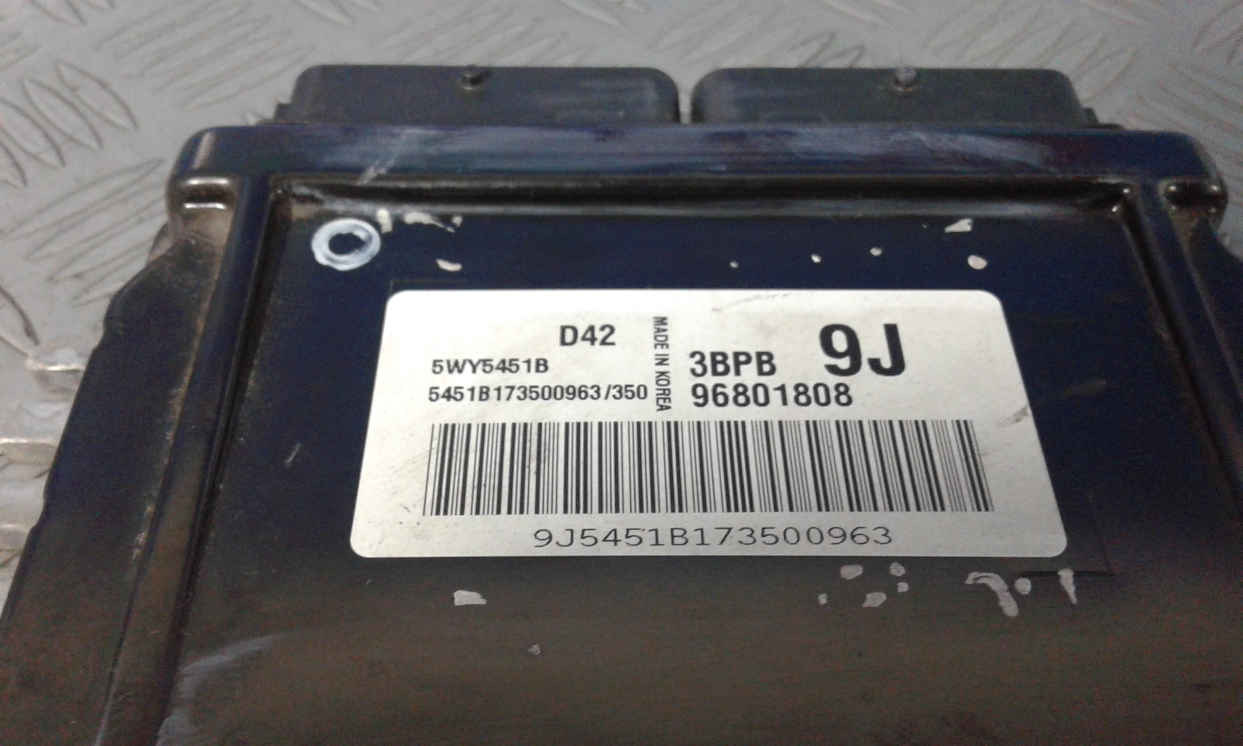 Centralina motore CHEVROLET Matiz 4 Serie