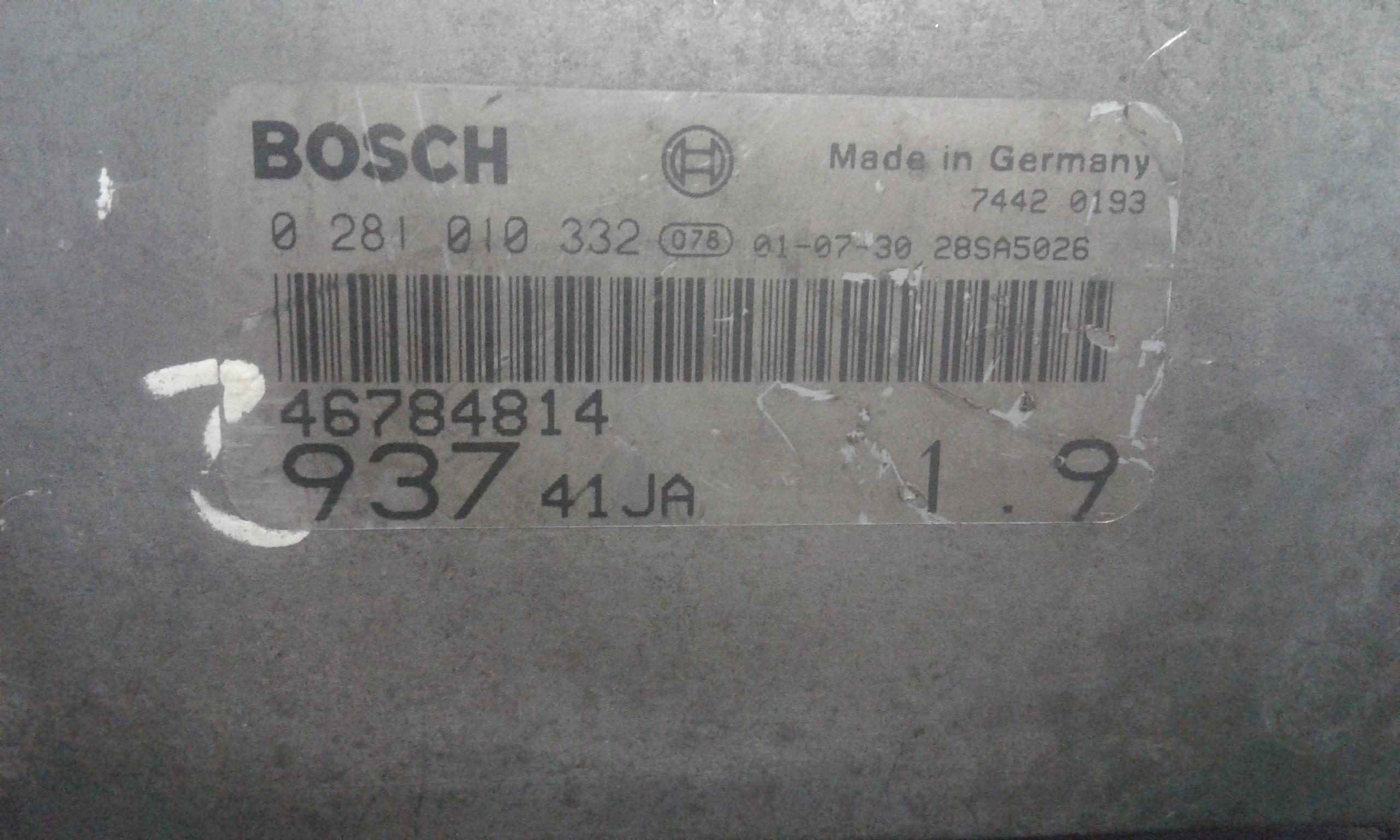 Centralina motore ALFA ROMEO 147 1  Serie