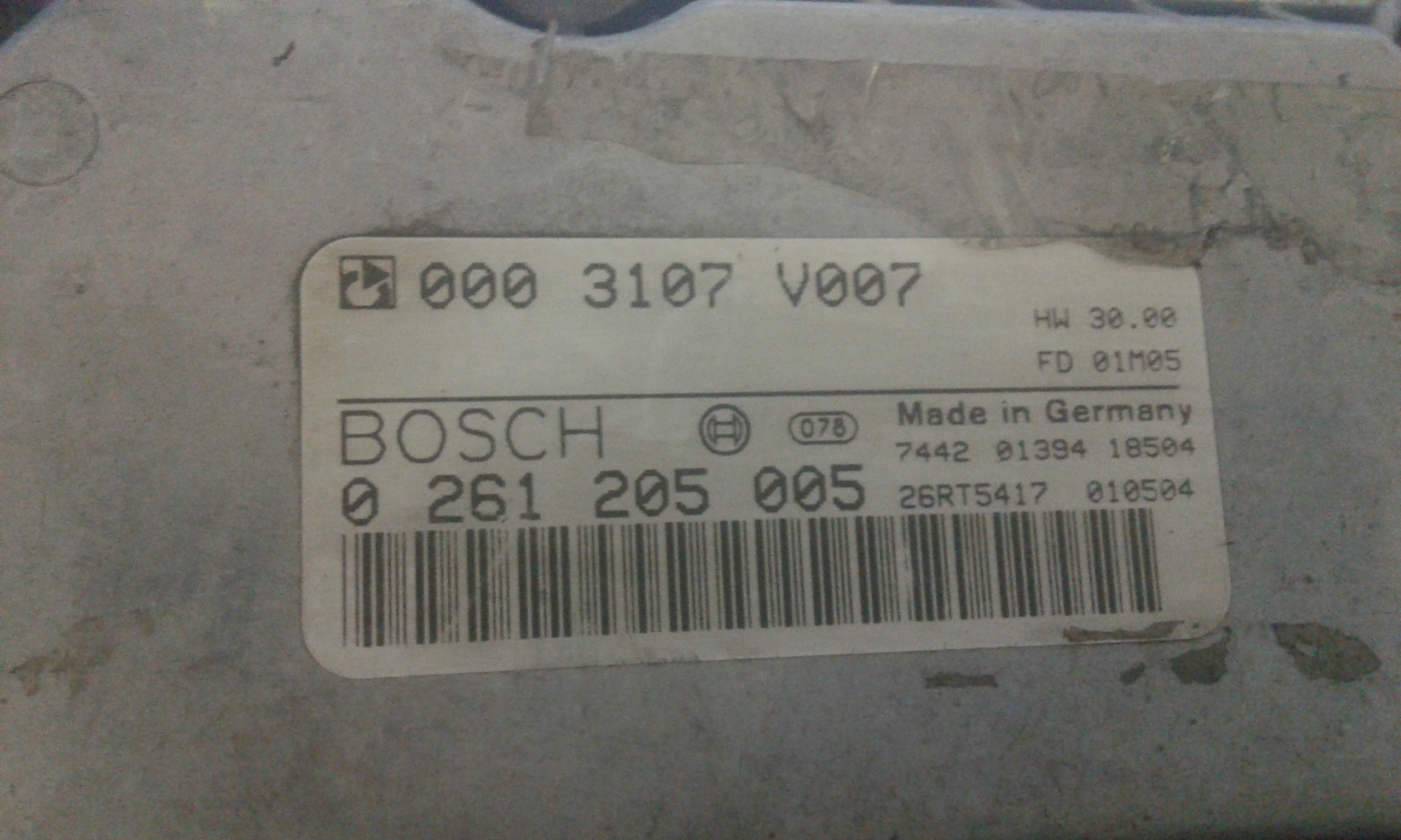 Centralina motore SMART ForTwo Coup 1 Serie