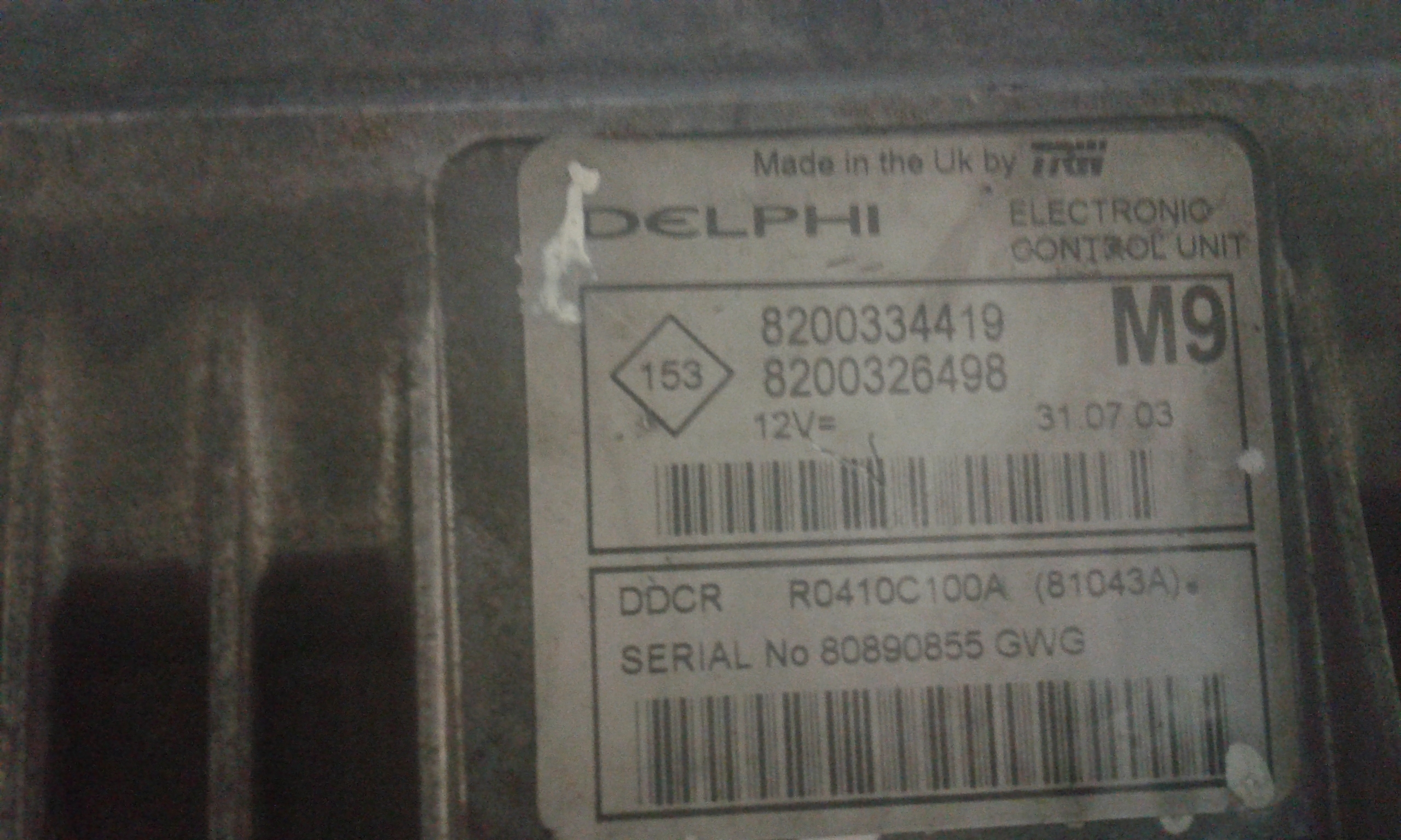 Centralina motore NISSAN Micra 4 Serie