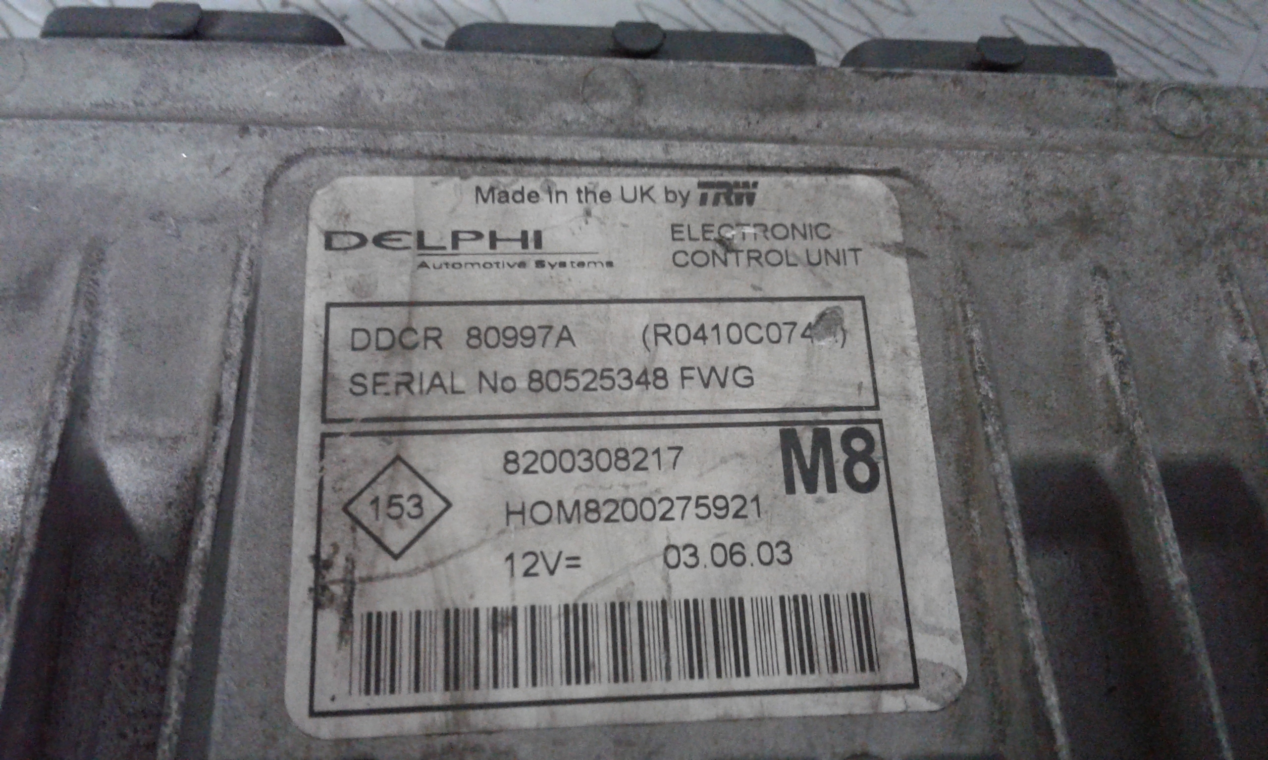 Centralina motore NISSAN Micra 4 Serie