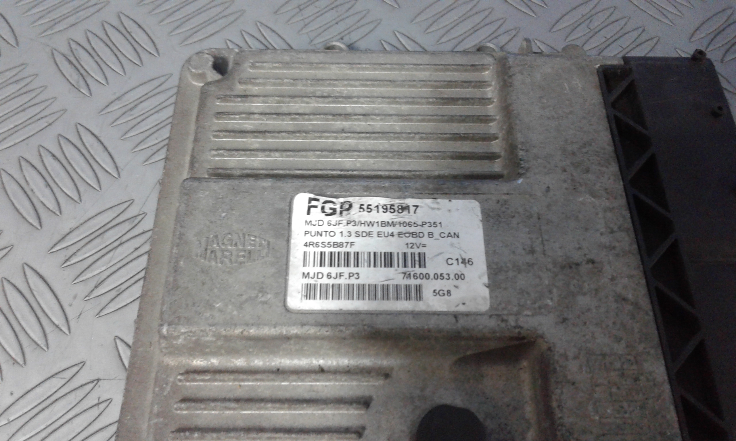 Centralina motore FIAT Punto Berlina 5P 3 Serie