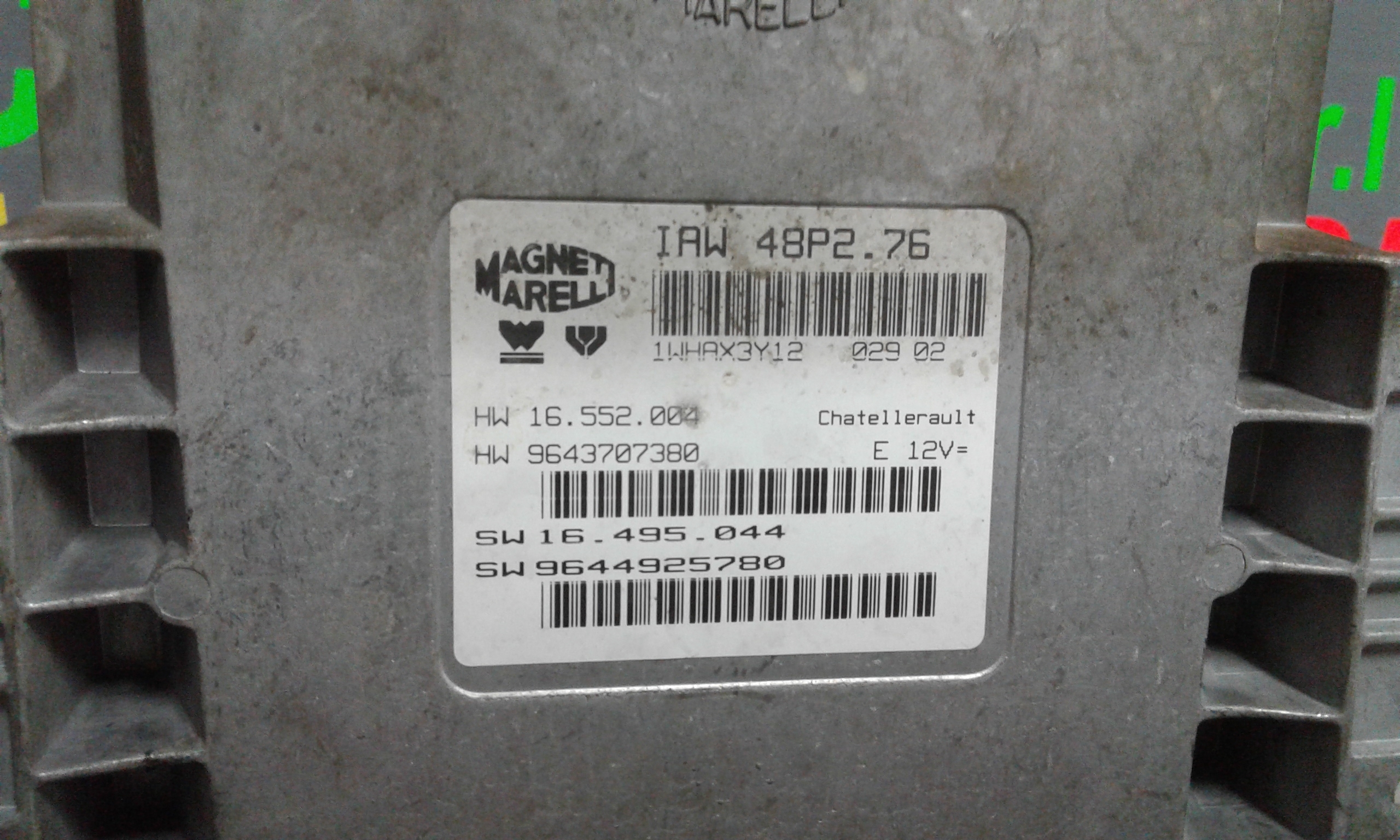 Centralina motore PEUGEOT 206 1 Serie