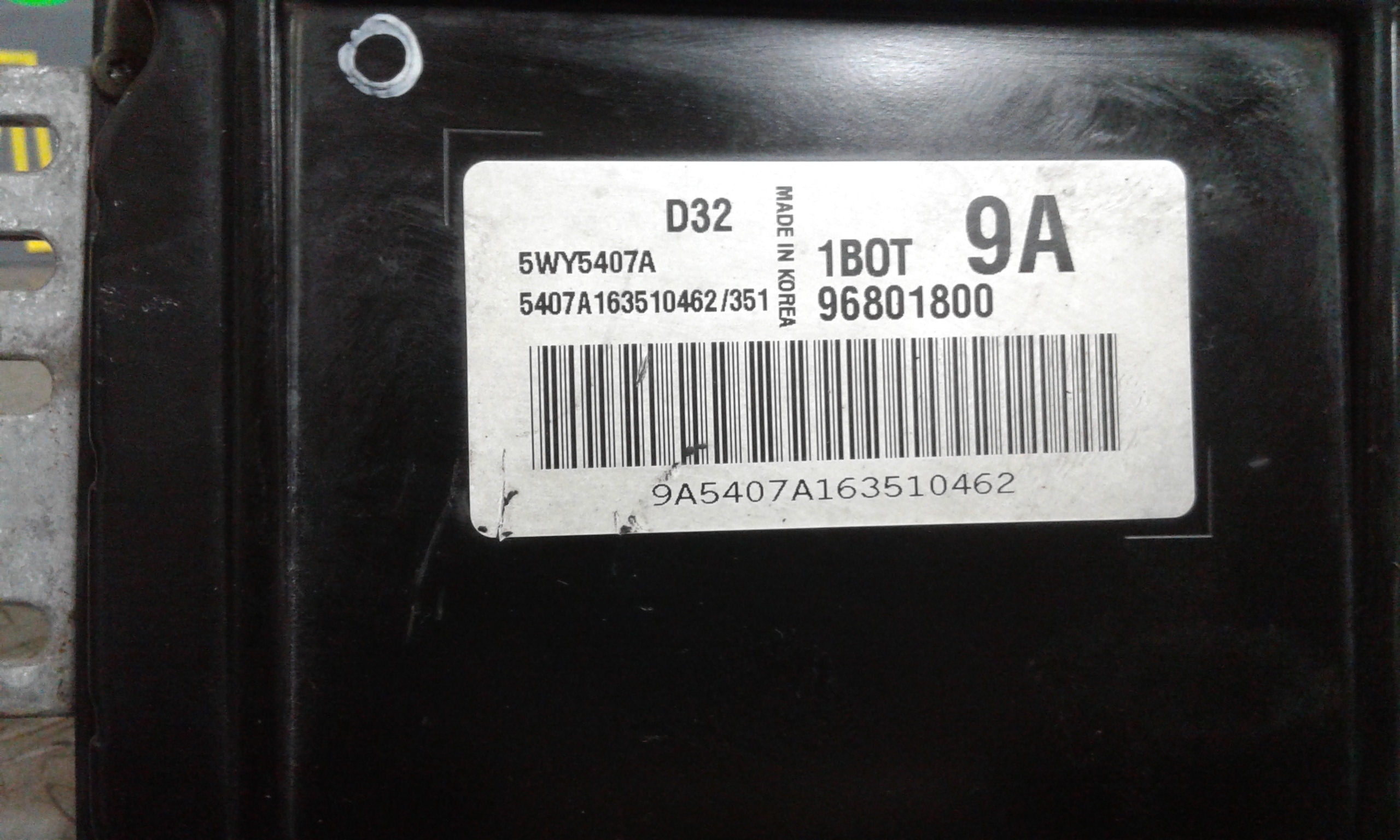 Centralina motore CHEVROLET Matiz 3 Serie