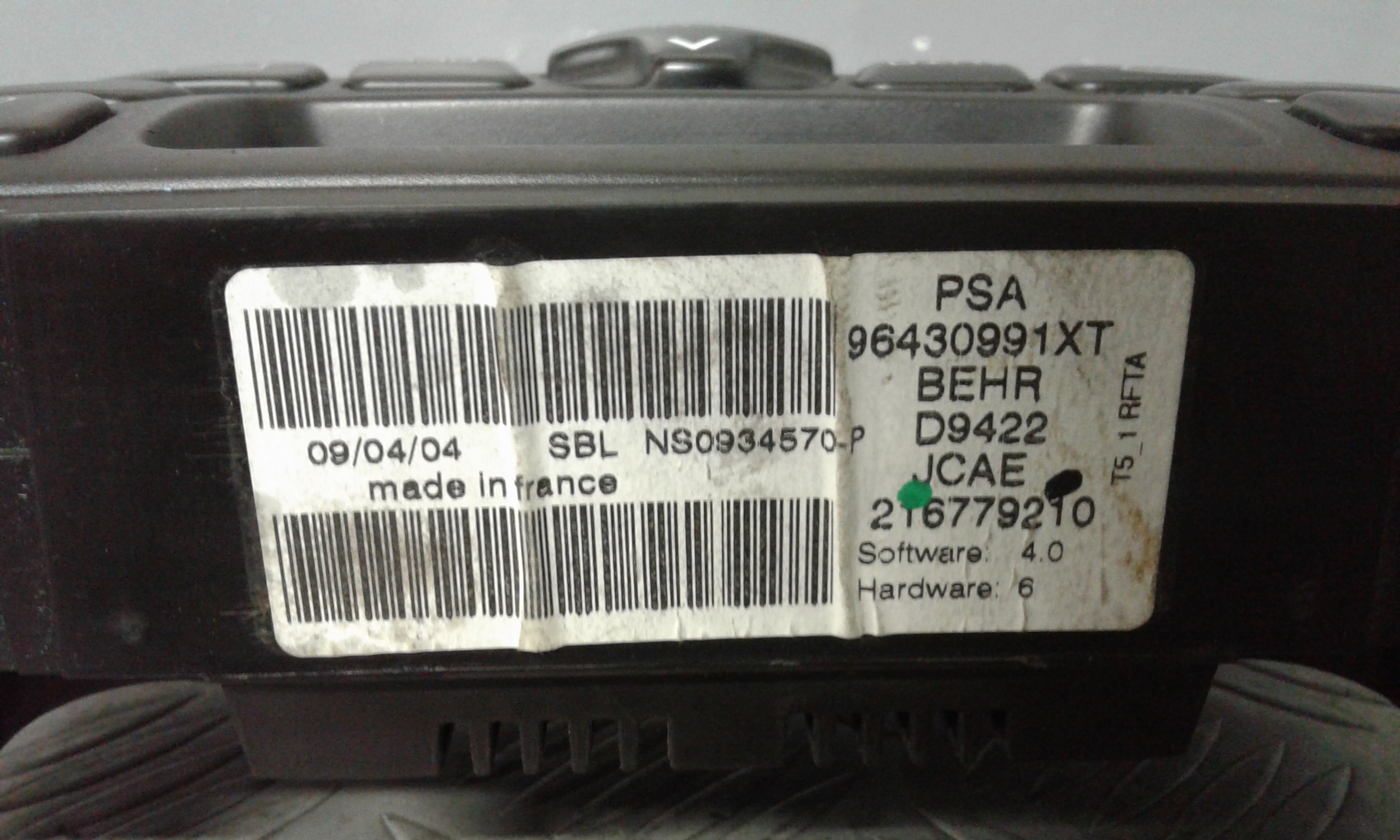 Comandi Clima PEUGEOT 307 Berlina