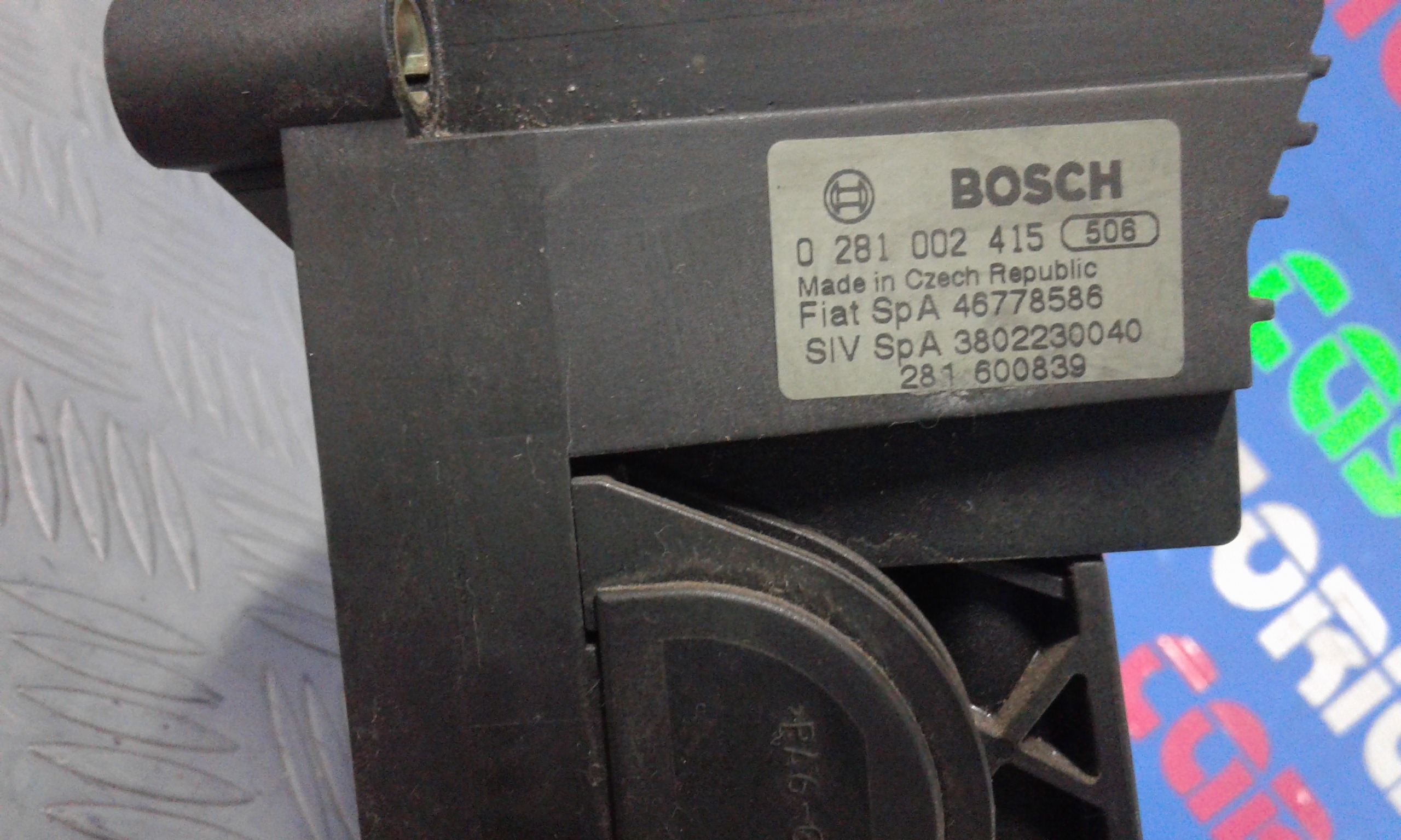 Pedale acceleratore FIAT Dobl 1 Serie