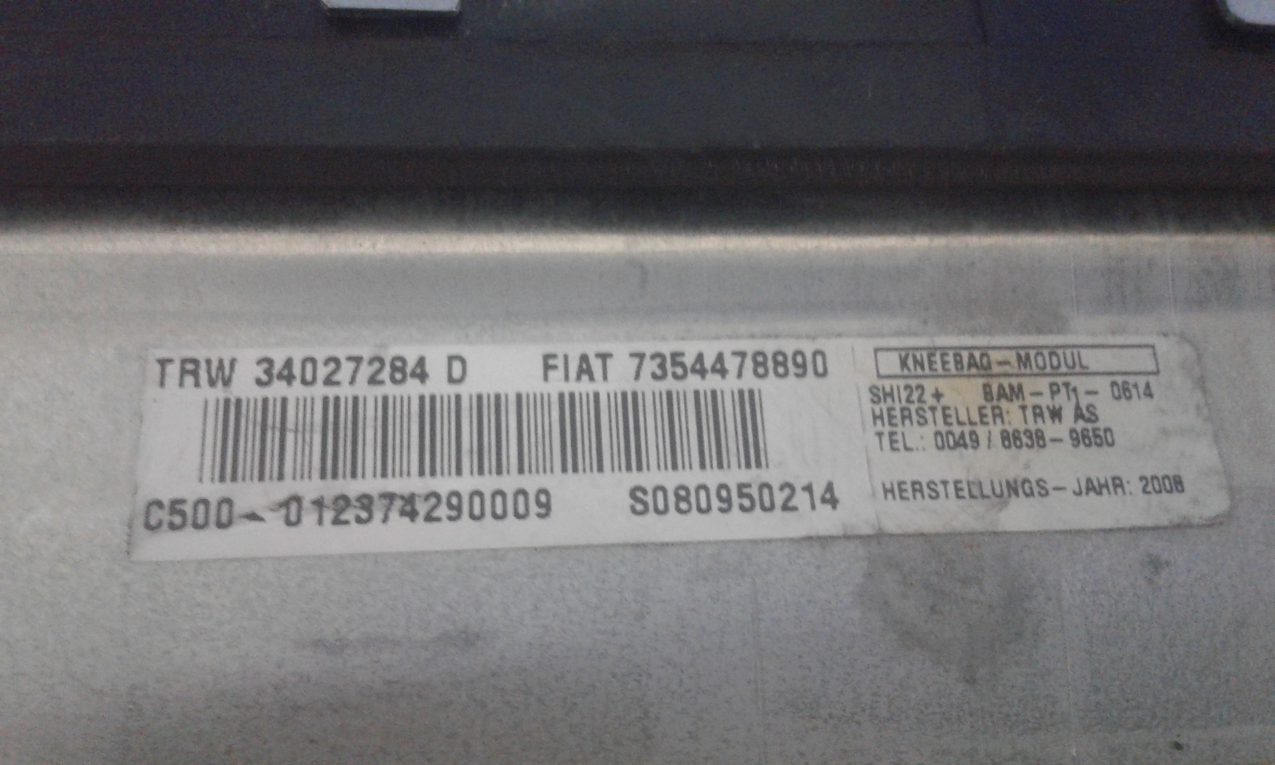 Airbag Ginocchia FIAT Croma 3 Serie