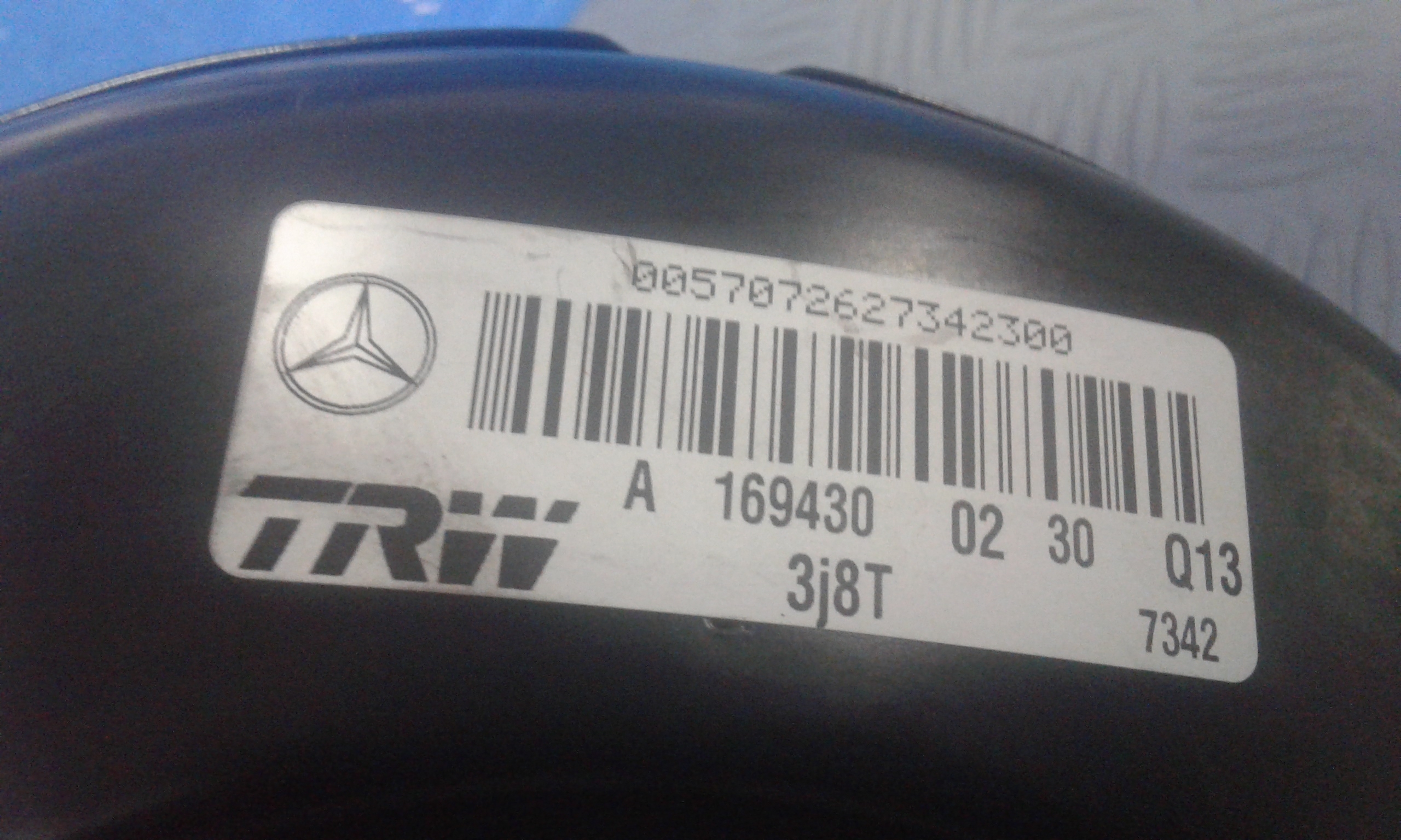 Servofreno MERCEDES Classe A W169 3 Serie