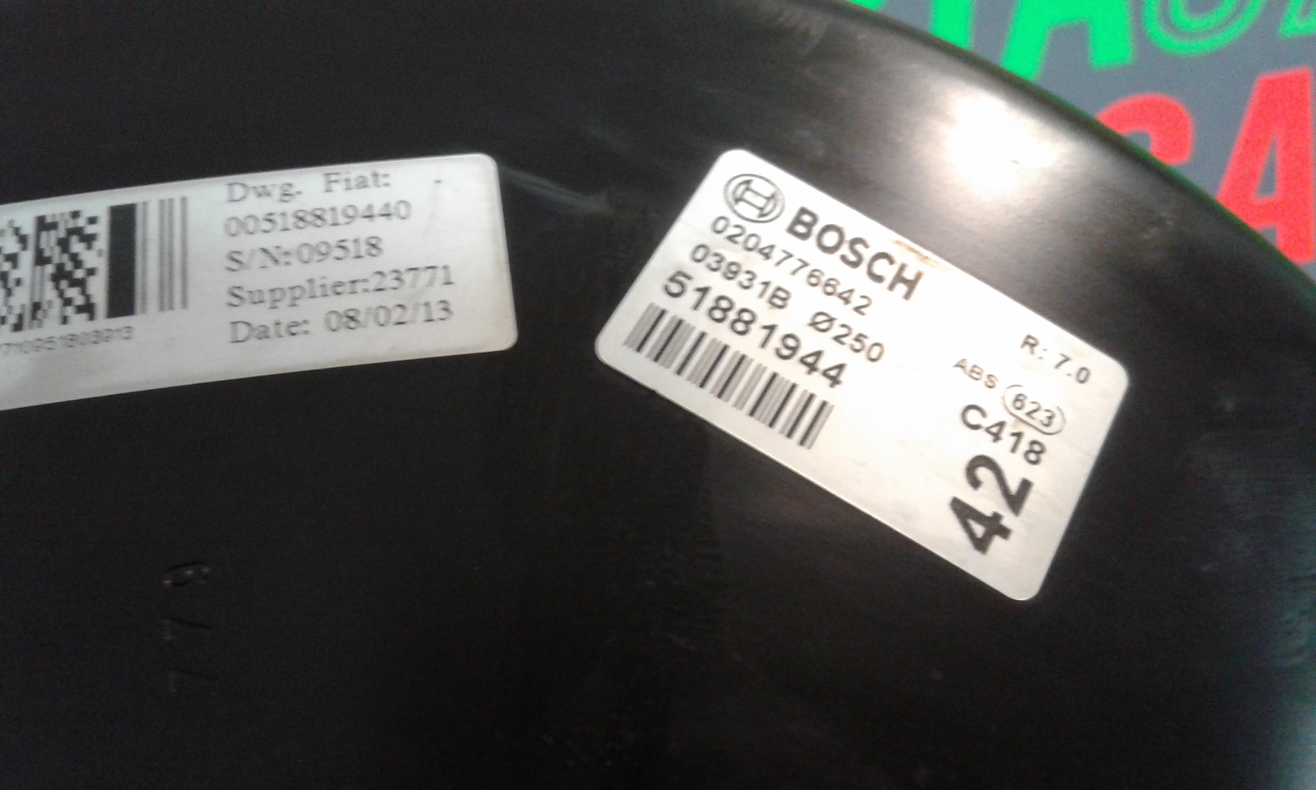 Servofreno FIAT 500 L 1  Serie