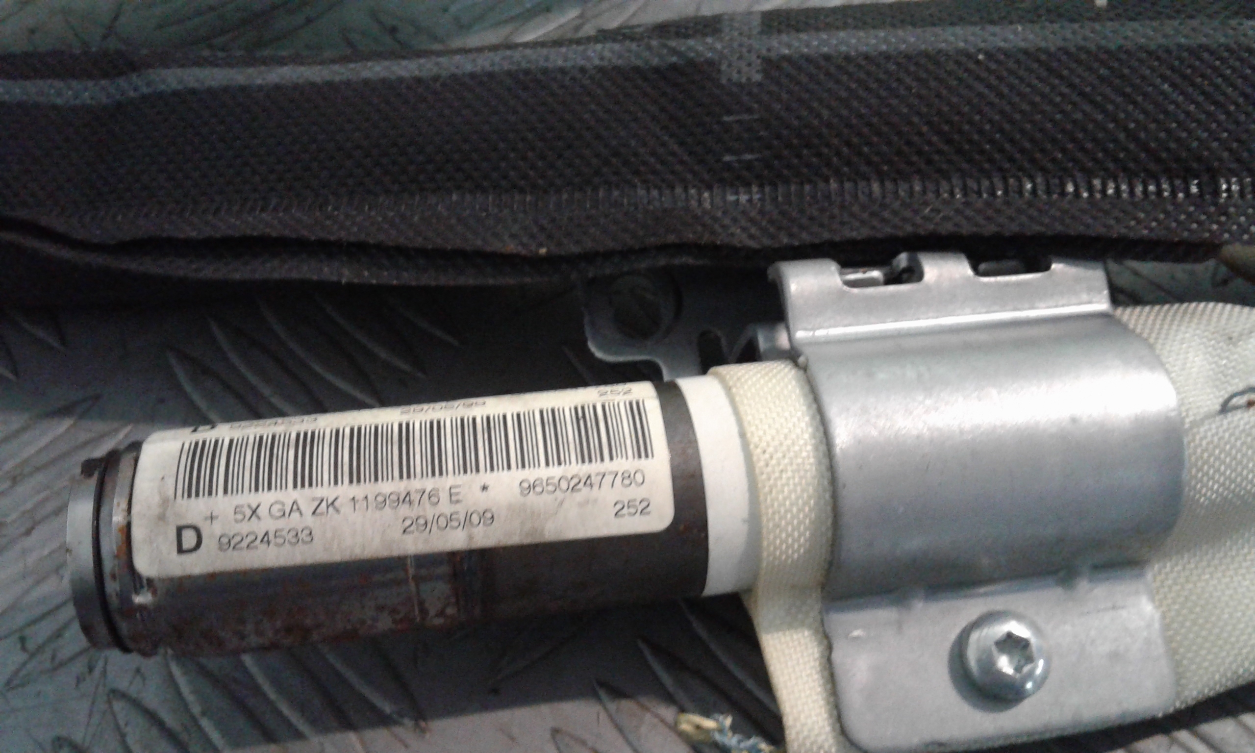 Airbag a tendina laterale passeggero PEUGEOT 207 1 Serie