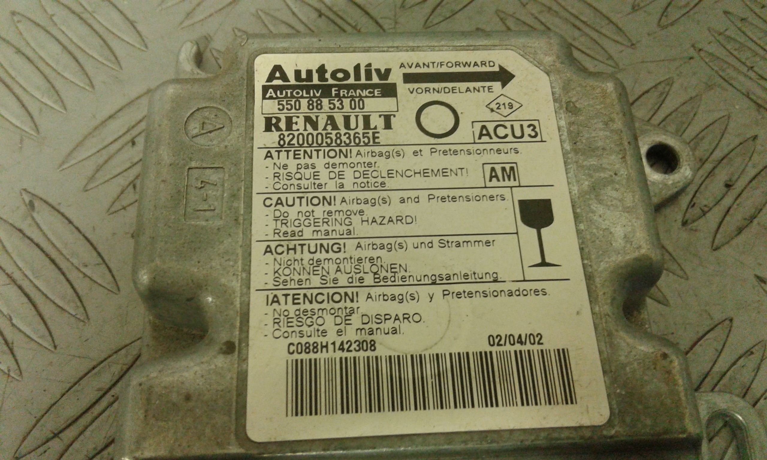 Centralina Airbag RENAULT Twingo 3 Serie