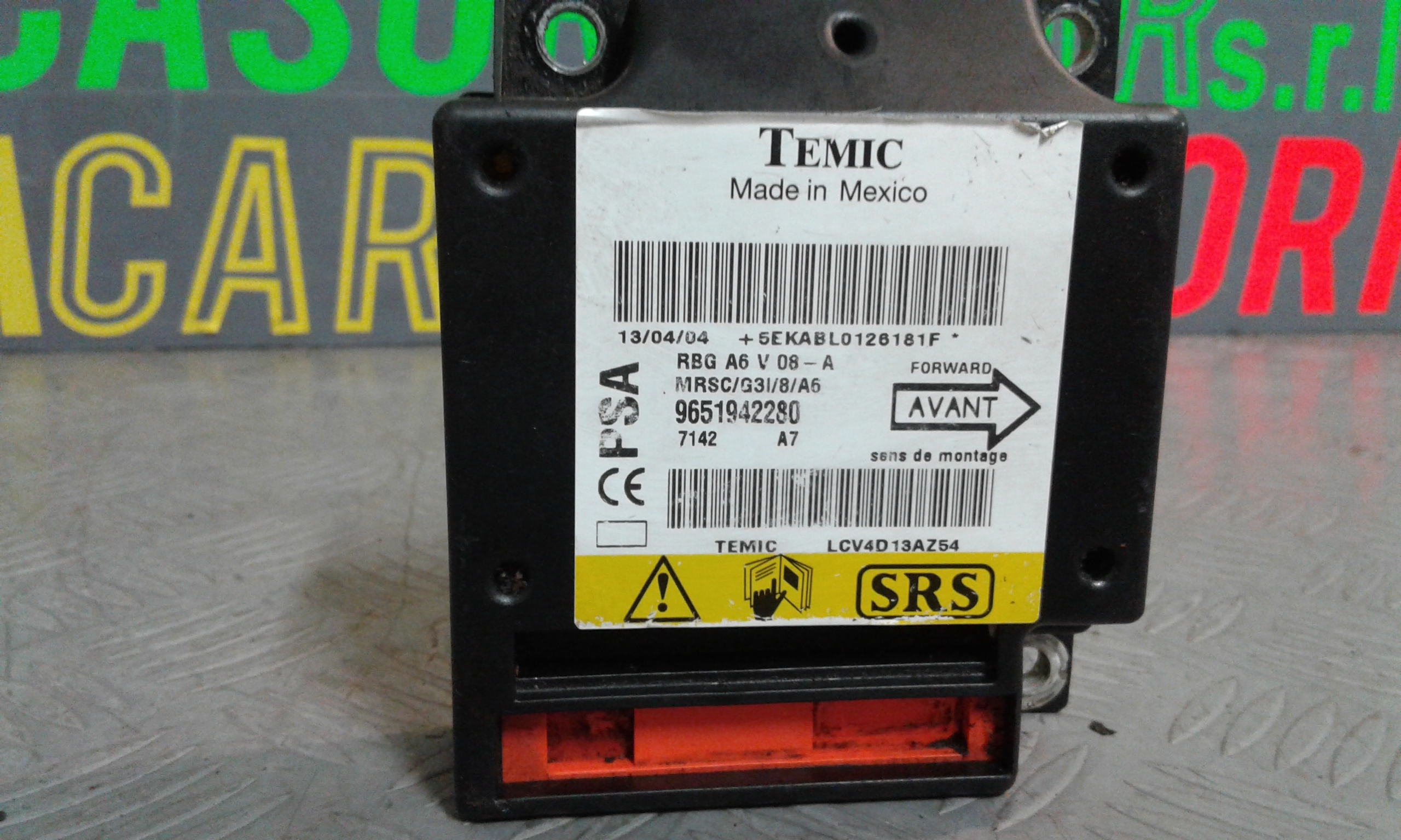 Centralina Airbag CITROEN C2 1 Serie