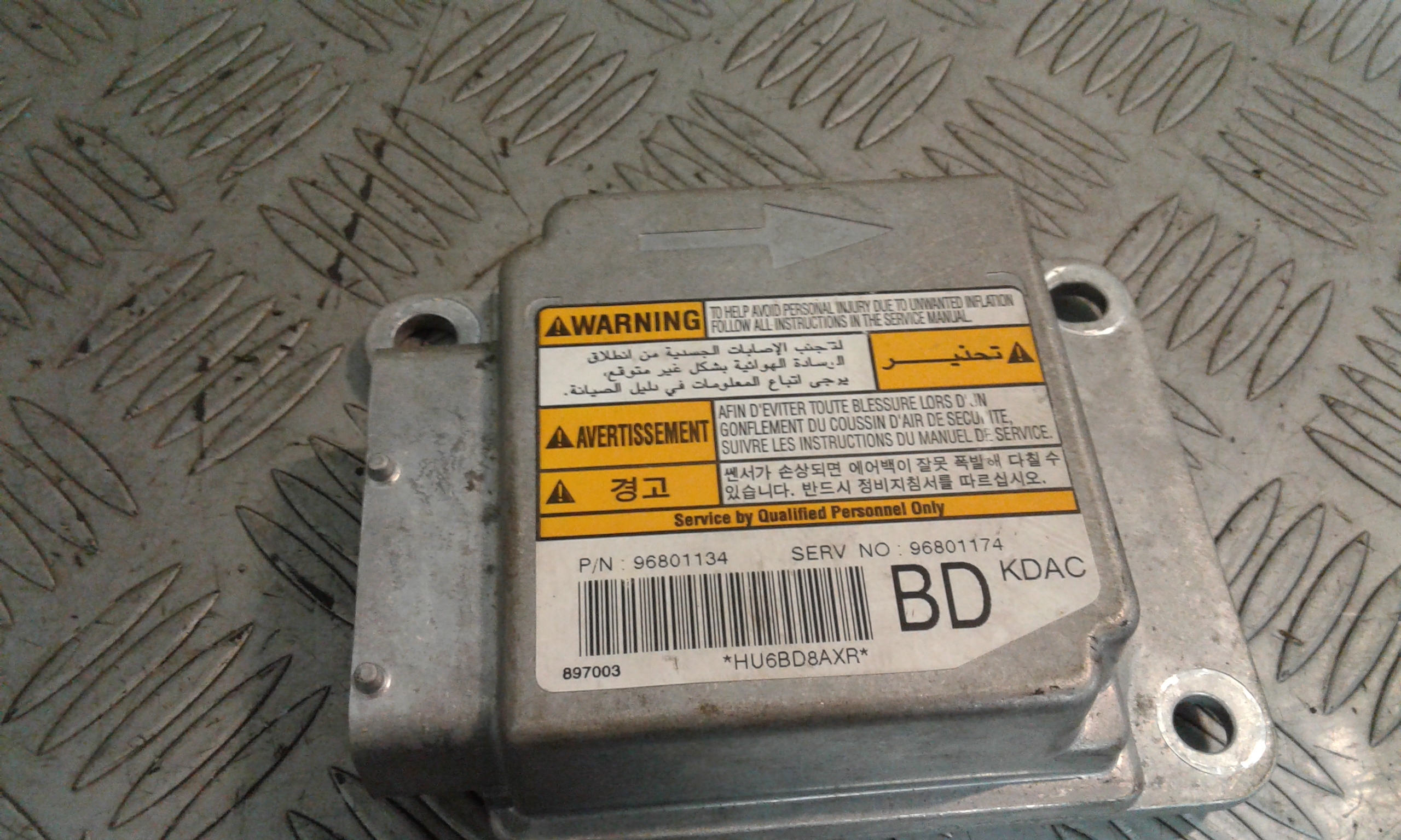 Centralina Airbag CHEVROLET Matiz 3 Serie