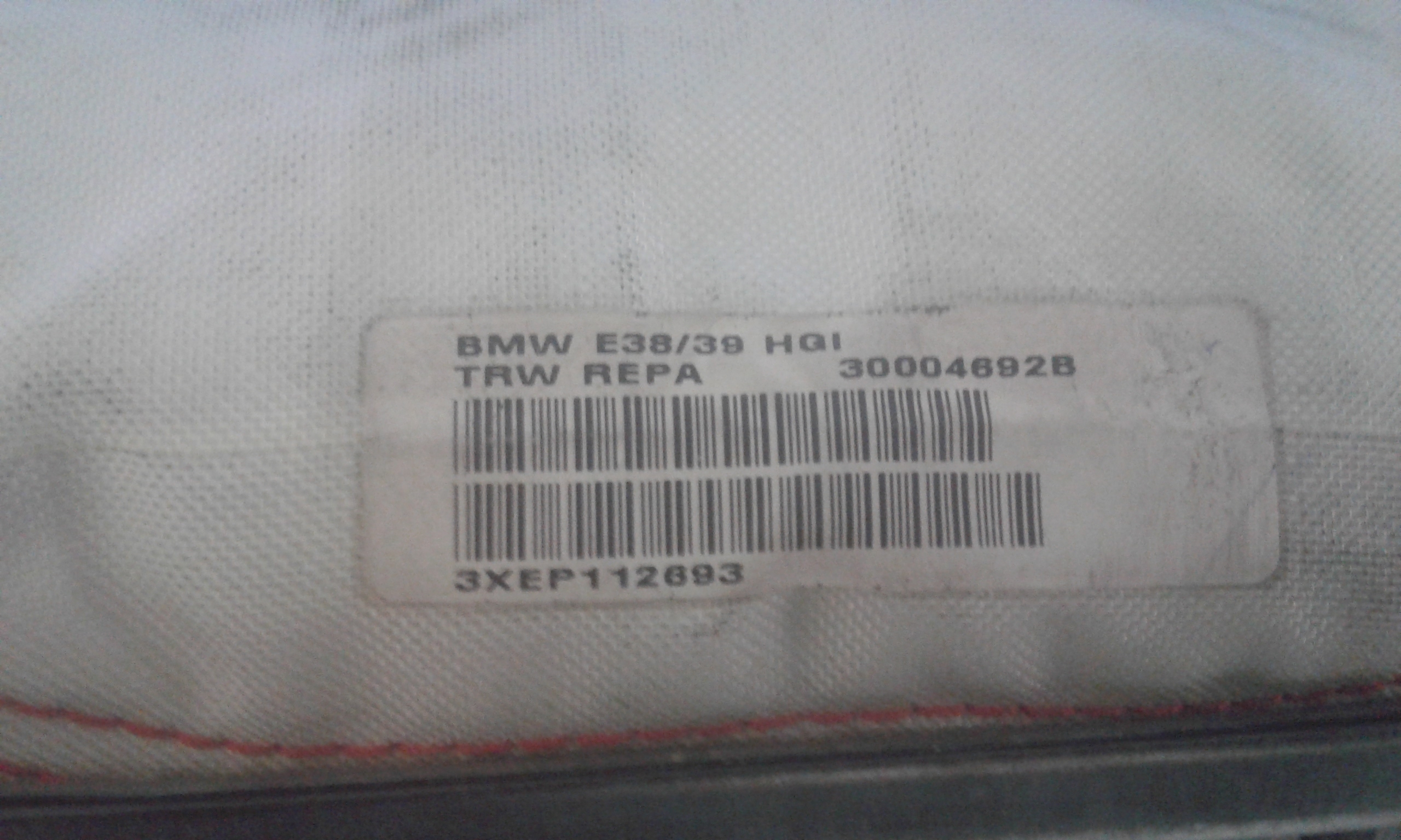 Airbag Passeggero BMW Serie 5 E39 Berlina