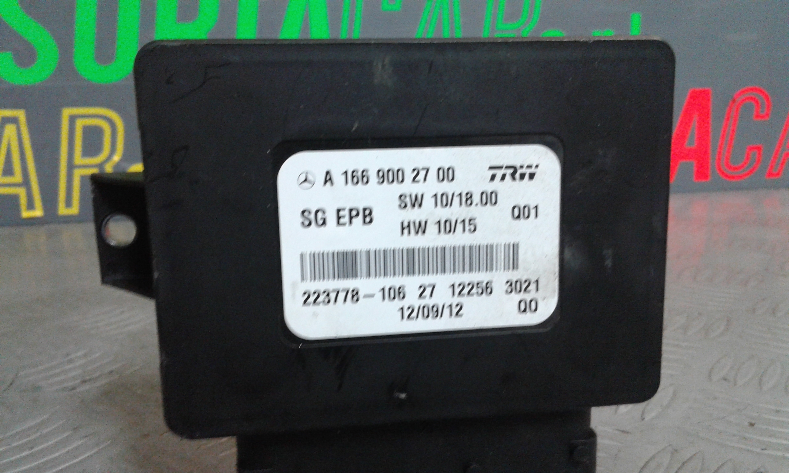 Centralina Comfort MERCEDES Classe A W176 5 Serie