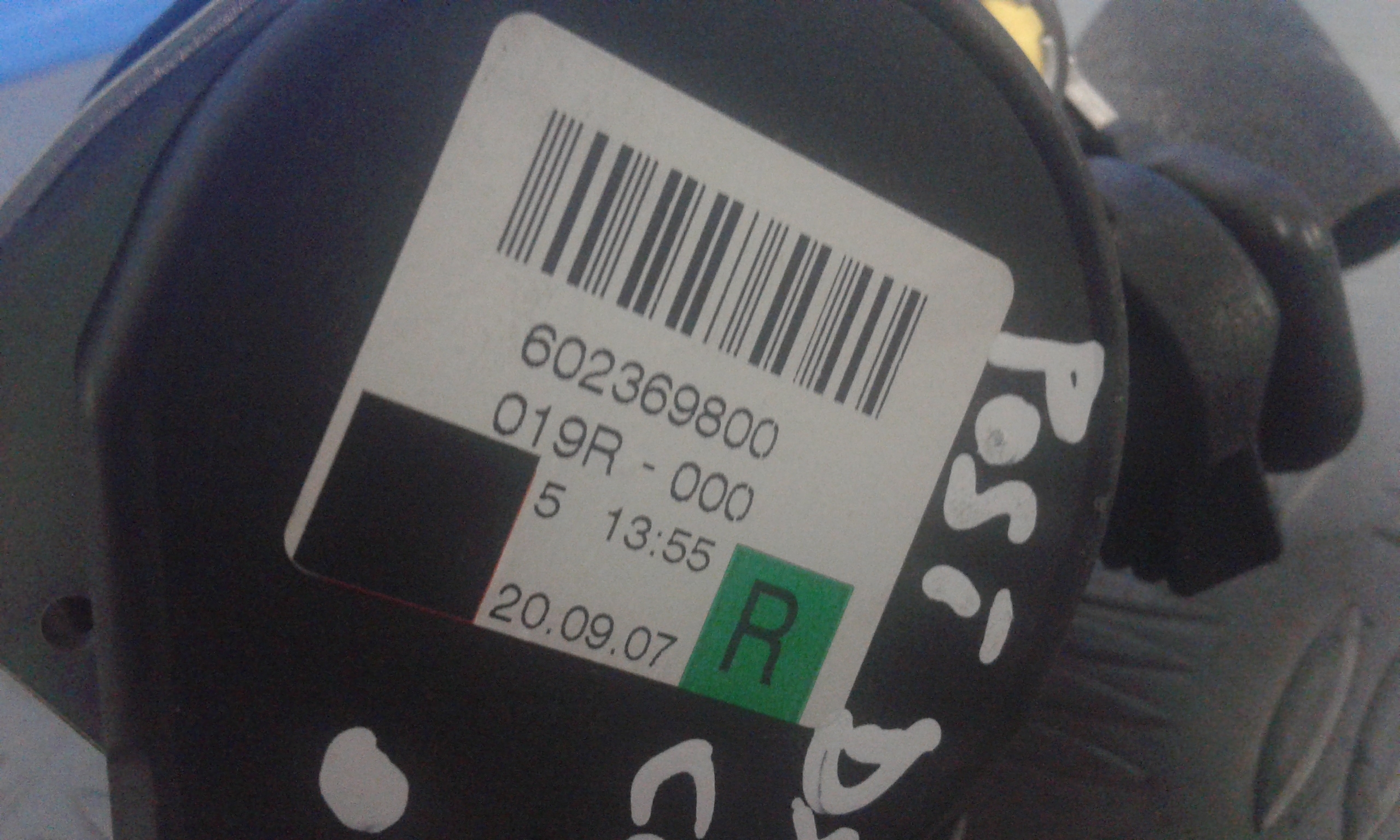 Cintura di sicurezza Posteriore DX passeggero con pretension MERCEDES Classe A W169 3 Serie