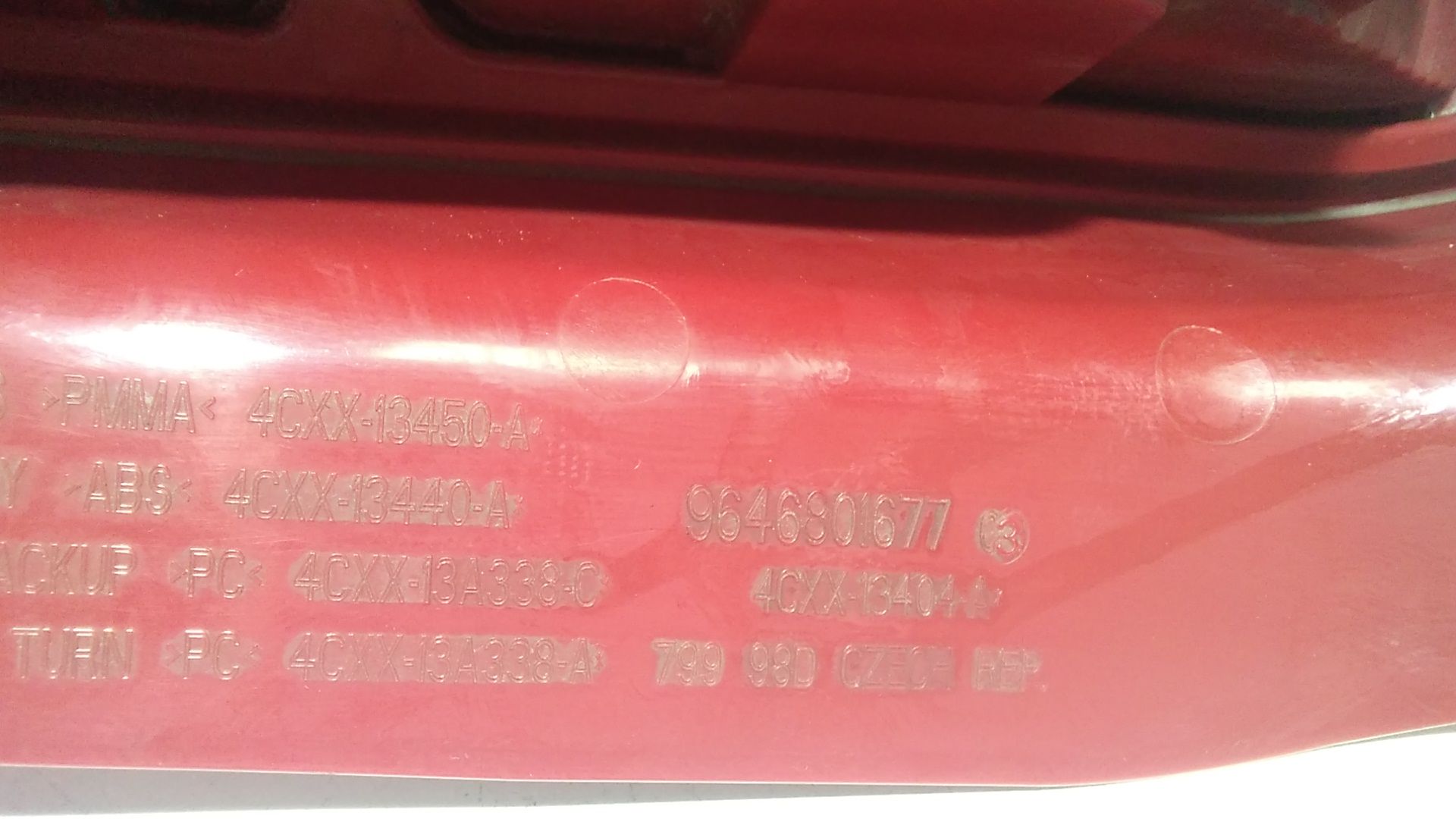 Stop fanale posteriore Destro Passeggero CITROEN C4 Coup 3P