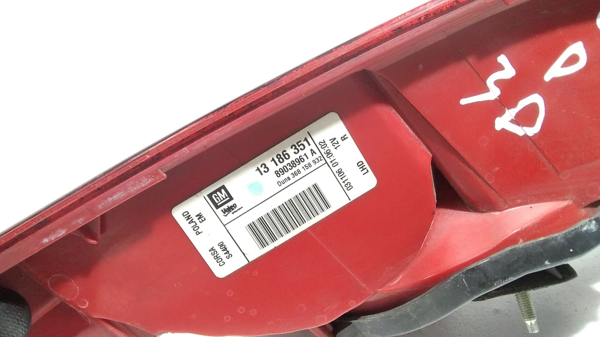 Stop fanale posteriore Destro Passeggero OPEL Corsa D 3P 1 Serie