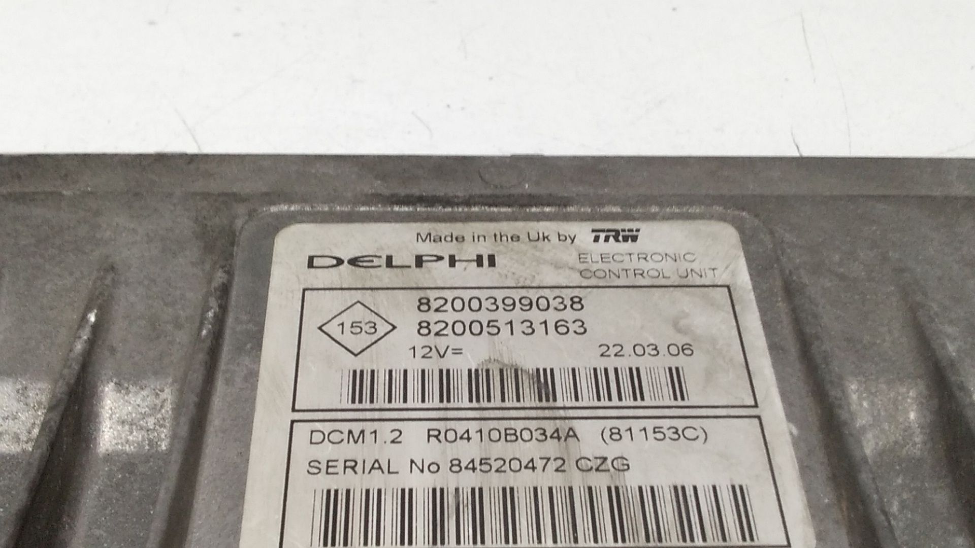 Centralina motore RENAULT Modus 1 Serie