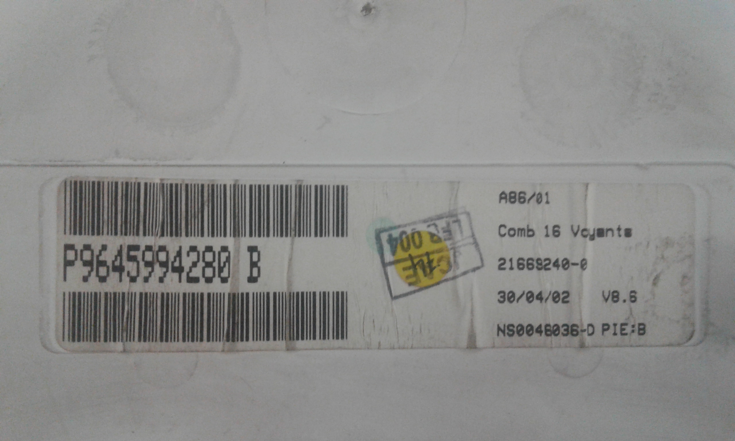 Quadro Strumenti CITROEN C3 1 Serie