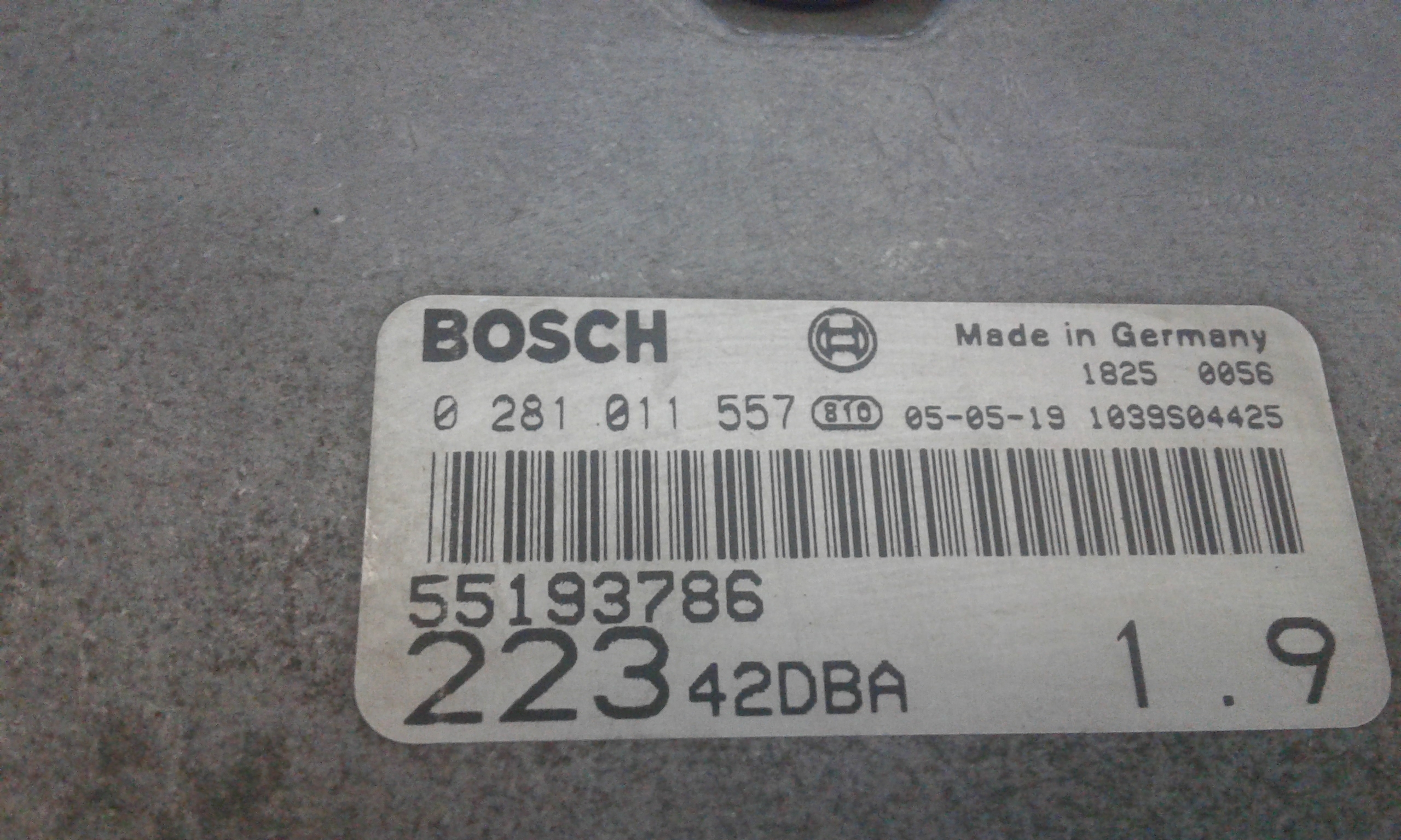 Centralina motore FIAT Dobl 1 Serie