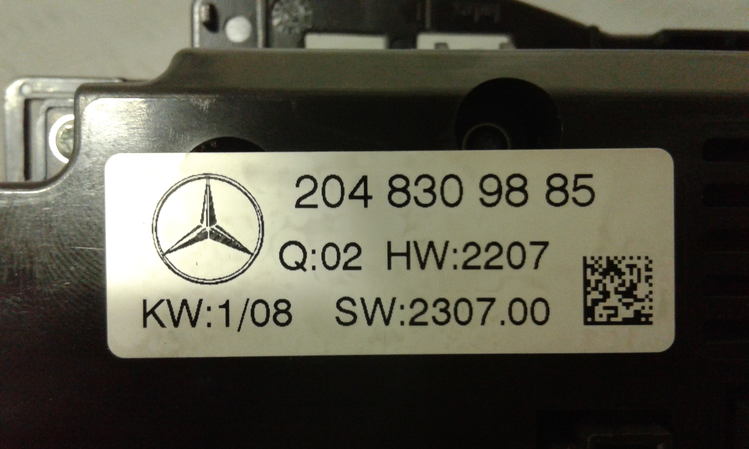 Comandi Clima MERCEDES Classe C Berlina W204