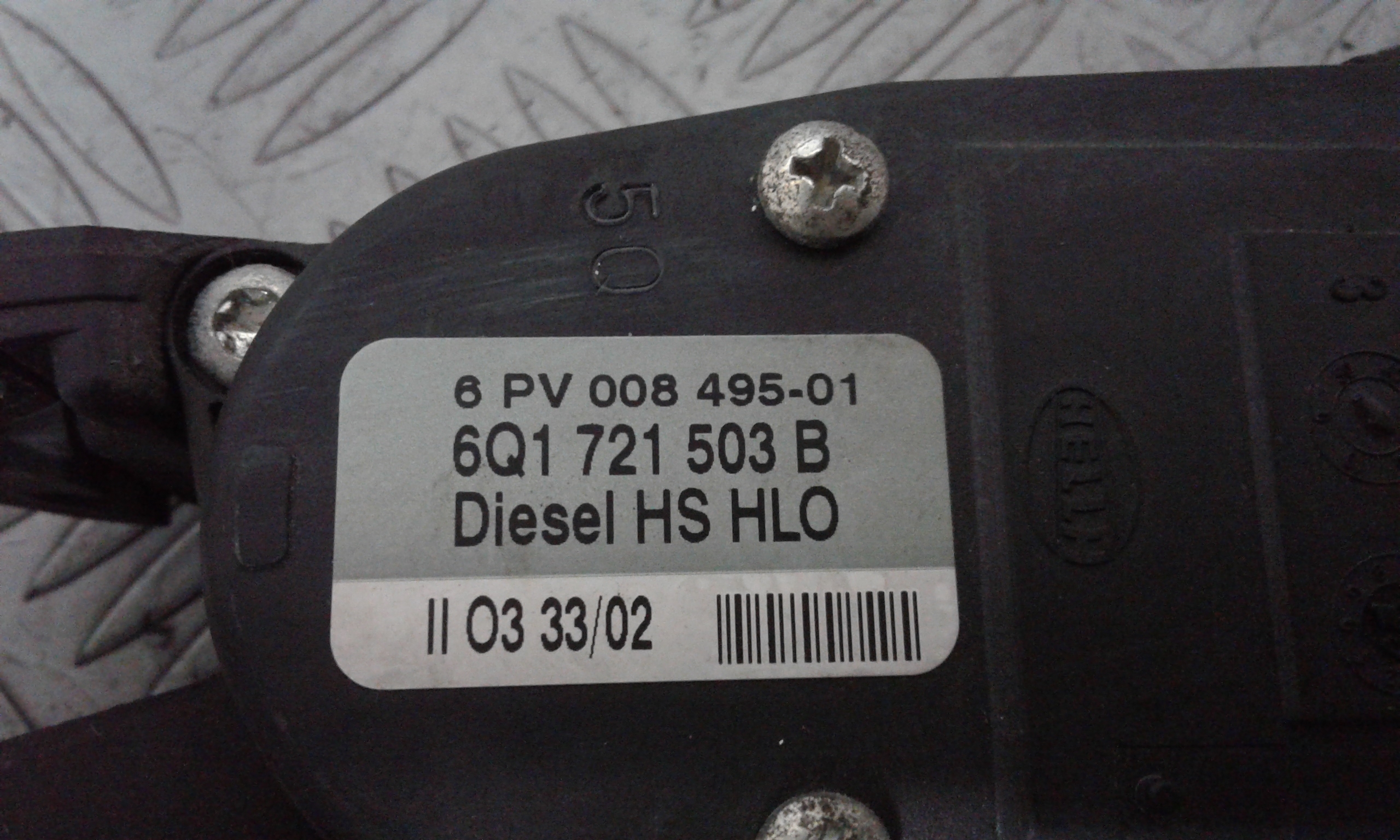 Pedale acceleratore VOLKSWAGEN Polo 4 Serie