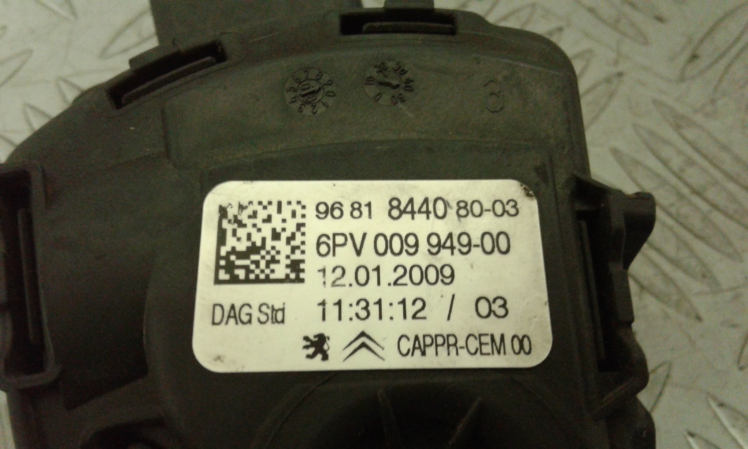 Pedale acceleratore PEUGEOT 207 1 Serie