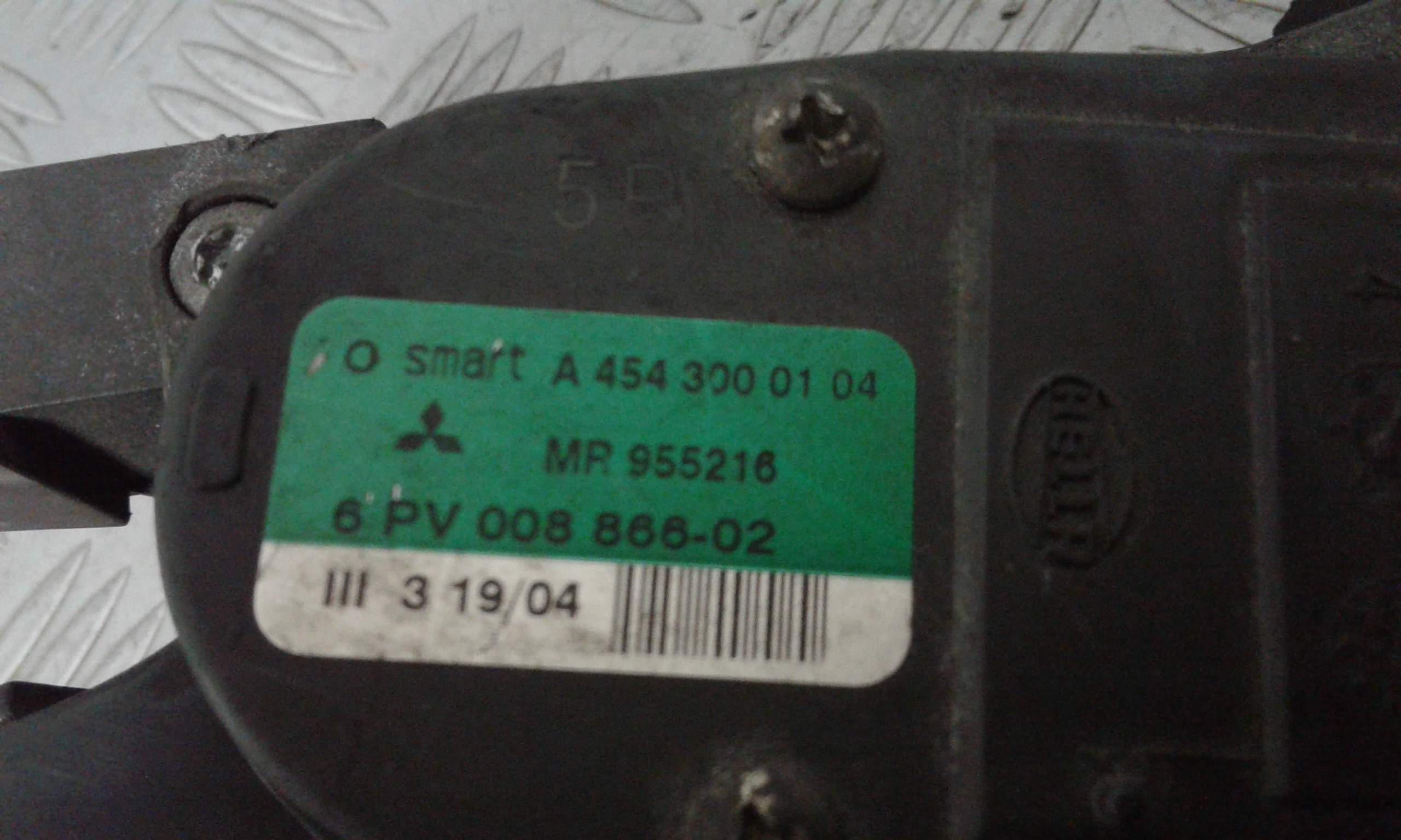 Pedale acceleratore SMART Forfour 1 Serie