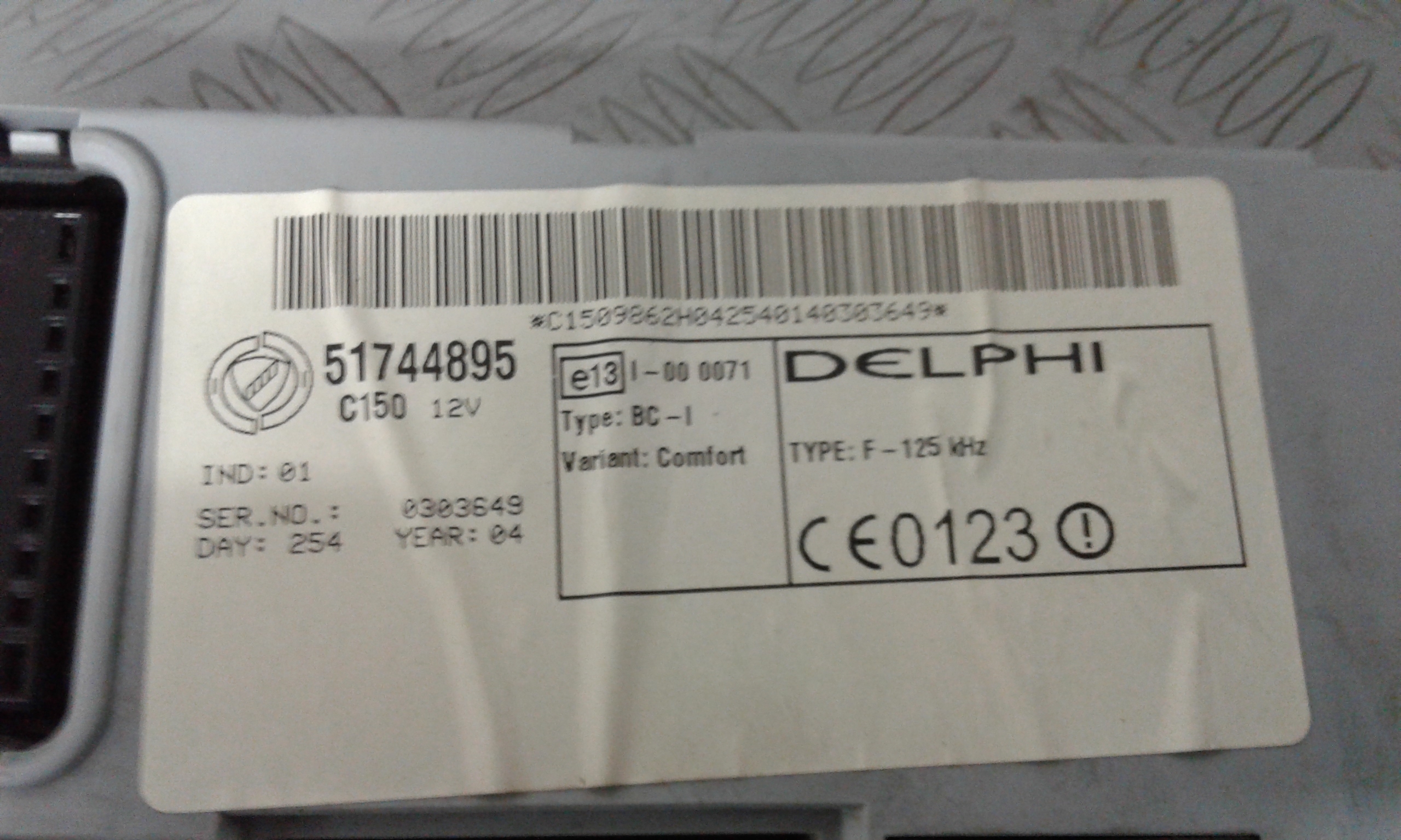 Body Computer FIAT Punto Berlina 5P 3 Serie