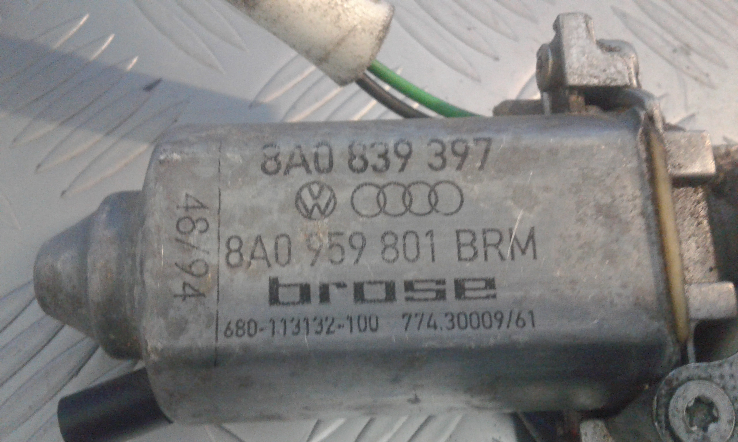 Cremagliera posteriore sinistro guida AUDI 80 Berlina