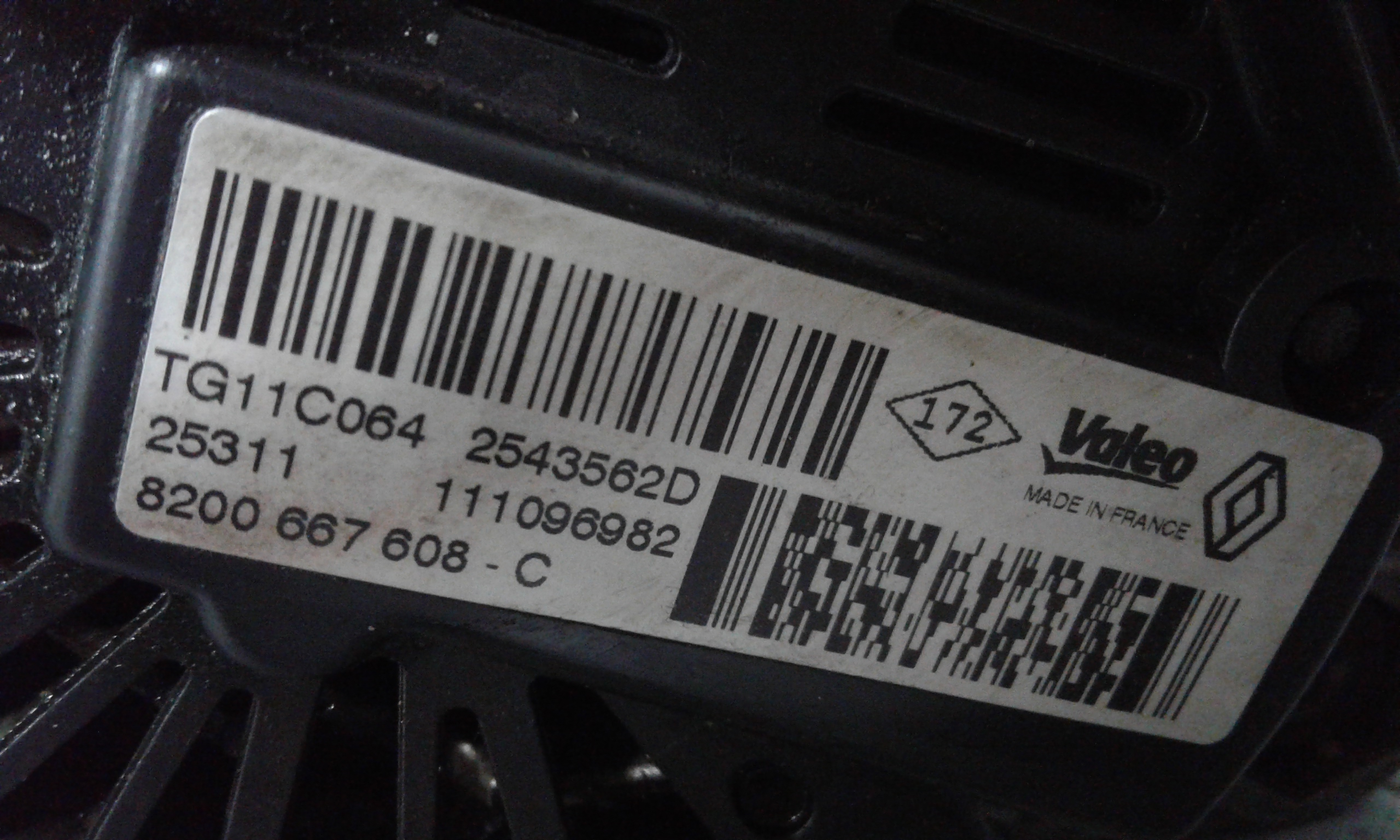 Alternatore DACIA Sandero 1 Serie