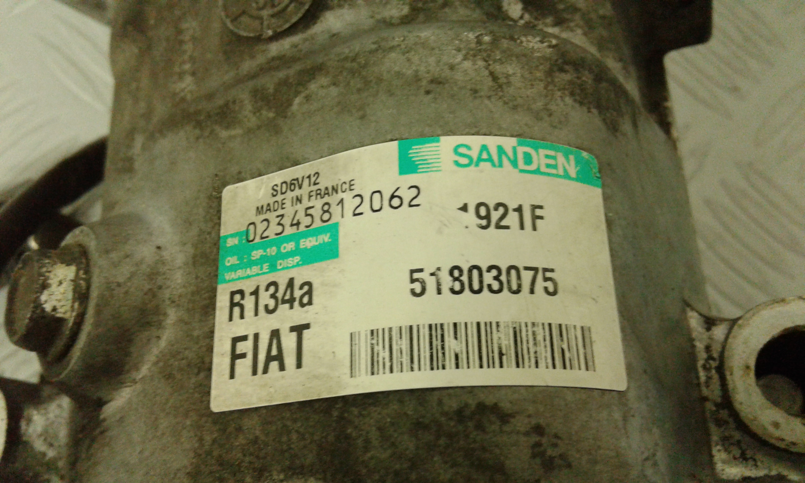 Compressore A/C FIAT Grande Punto 1 Serie