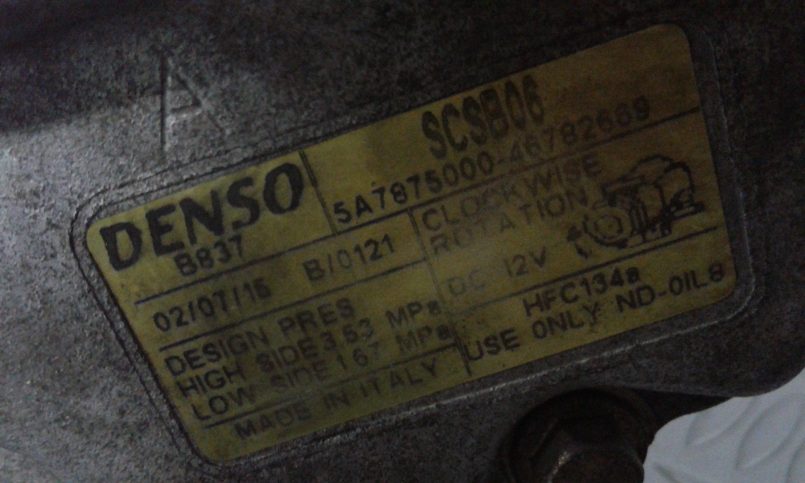 Compressore A/C FIAT Punto Berlina 3P 2 Serie