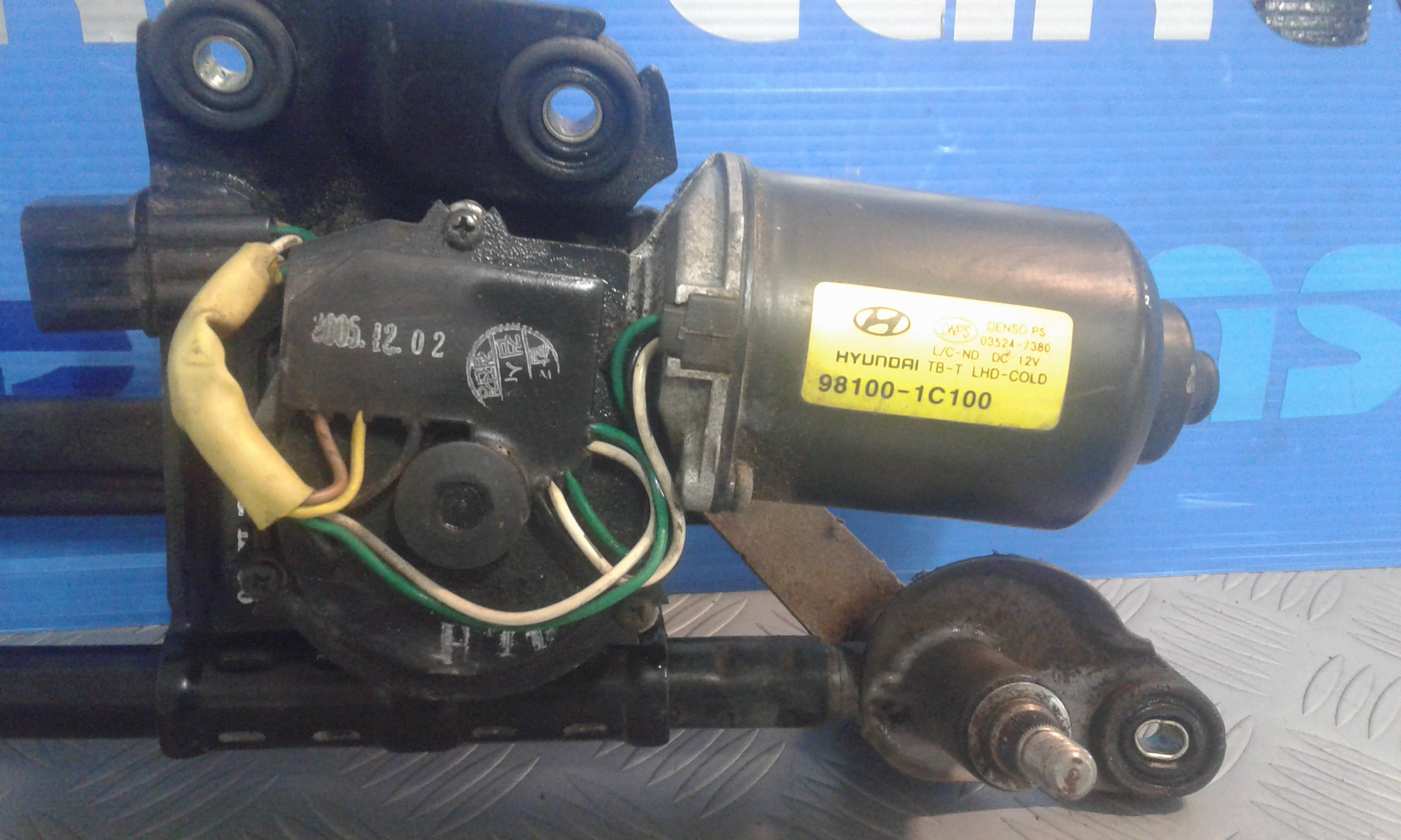 Motorino tergi ant completo di tandem HYUNDAI Getz 2 Serie