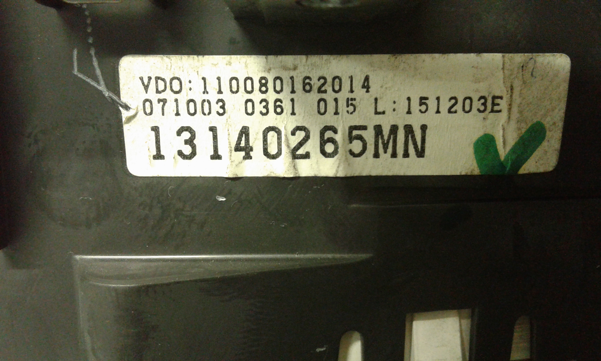 Quadro Strumenti OPEL Meriva 1 Serie