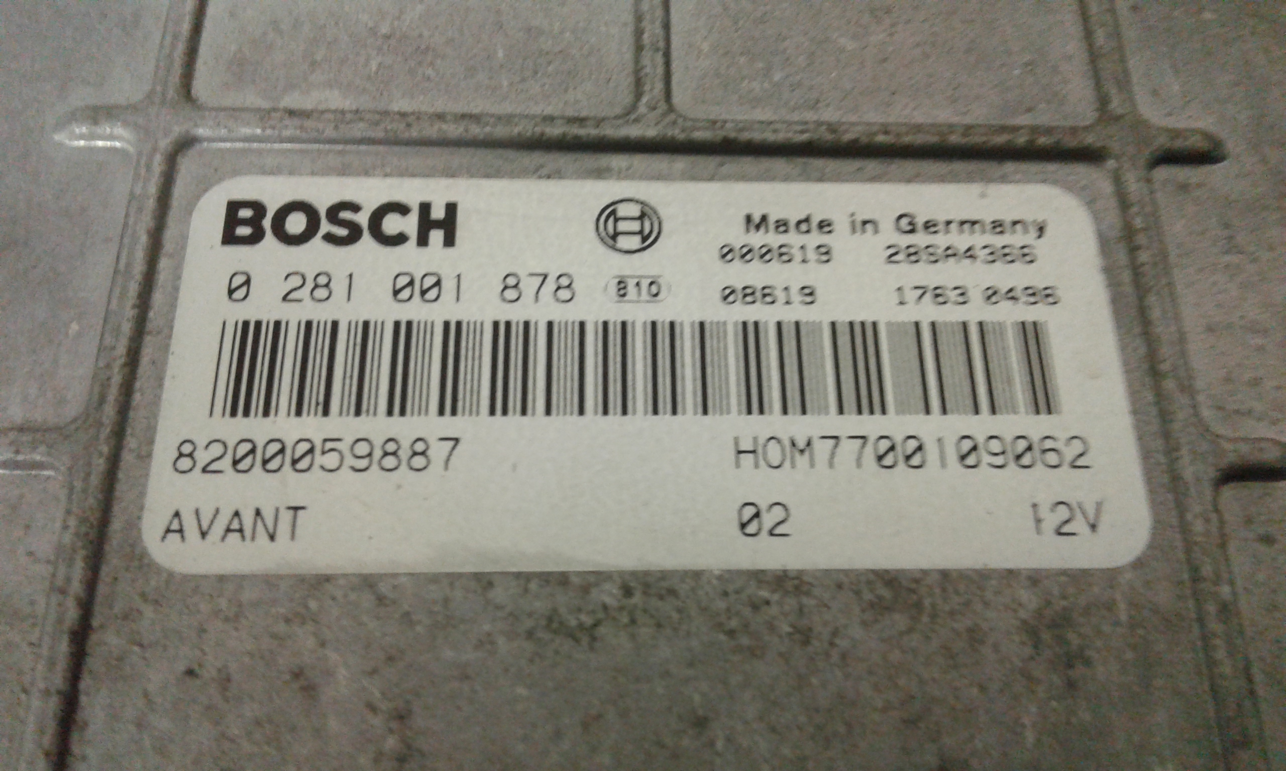 Centralina motore RENAULT Kangoo 1 Serie