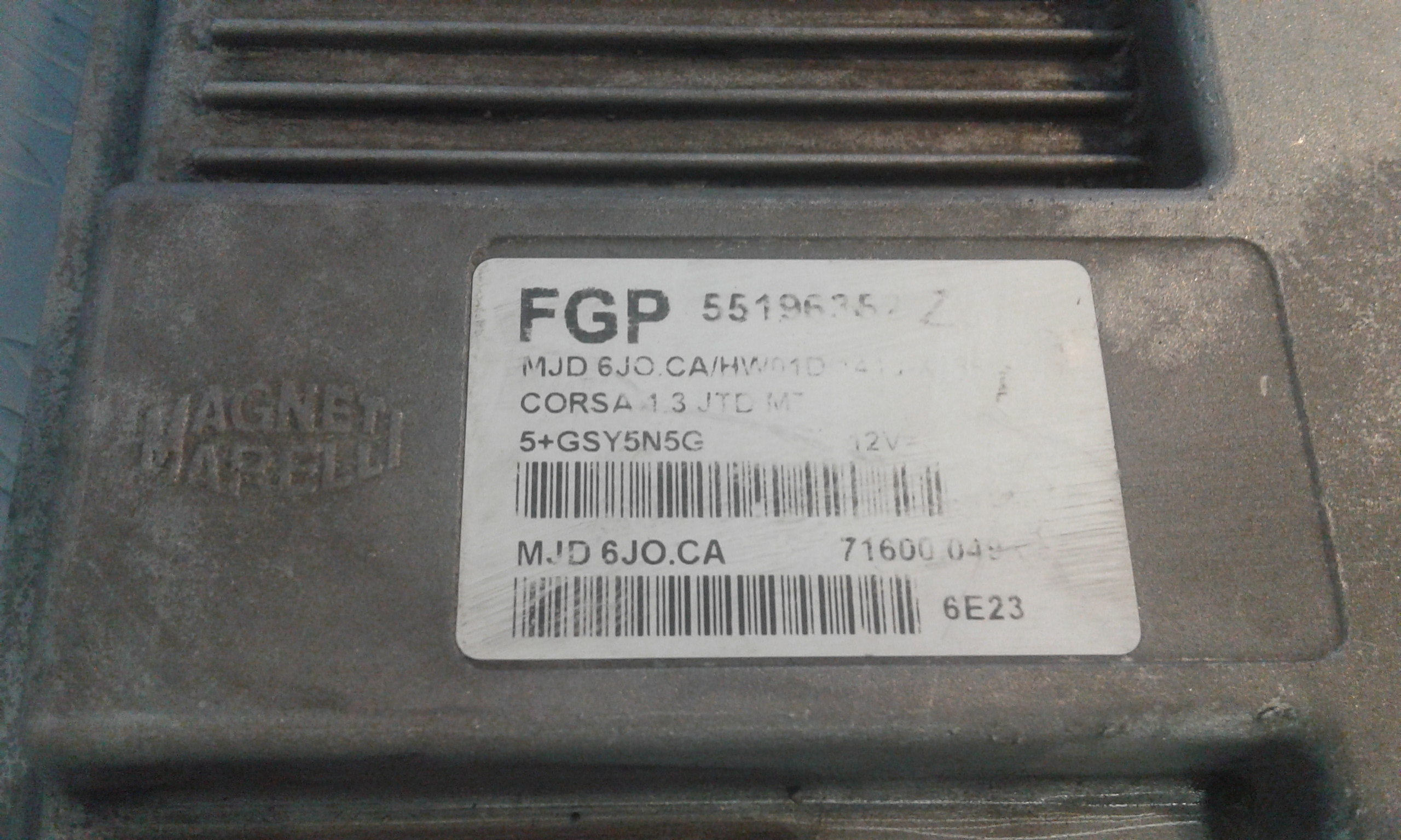 Centralina motore OPEL Corsa C 5P 2 Serie