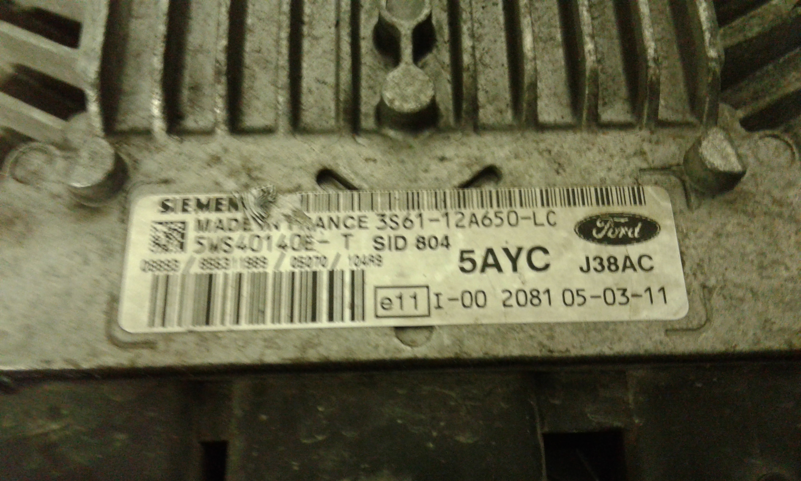 Centralina motore FORD Fiesta 4 Serie