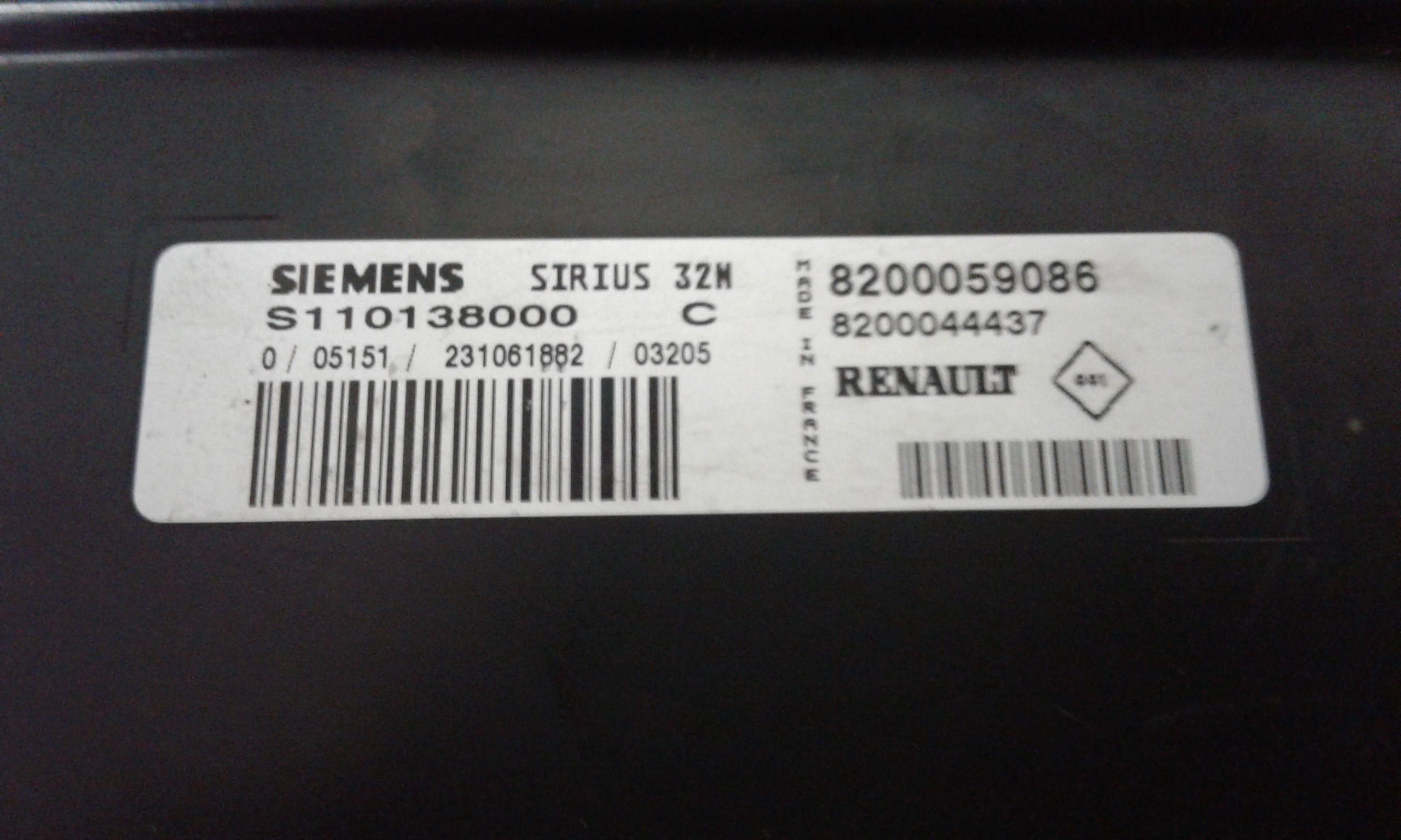 Centralina motore RENAULT Megane ll 1 Serie